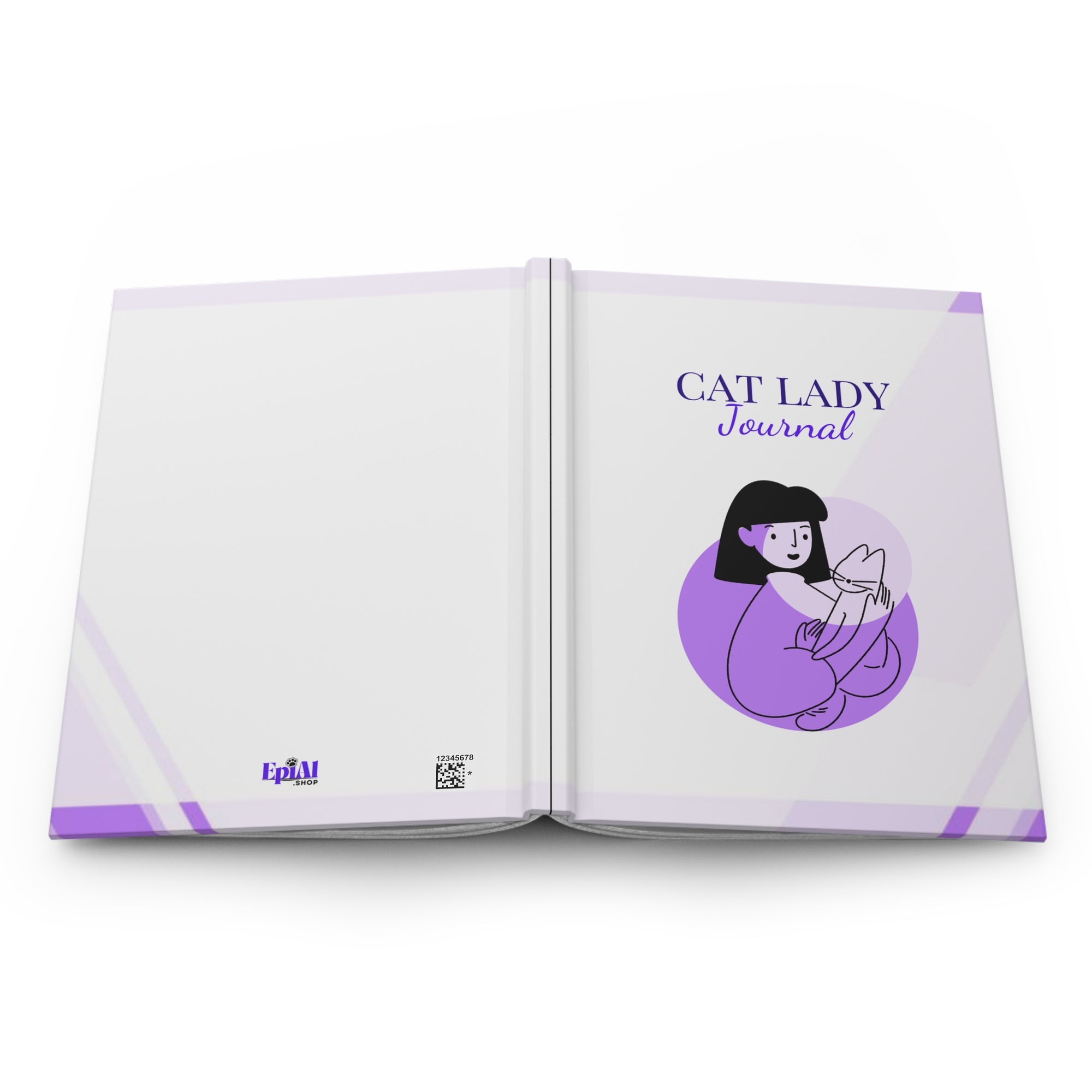 Cat Lady Hardcover Journal Matte