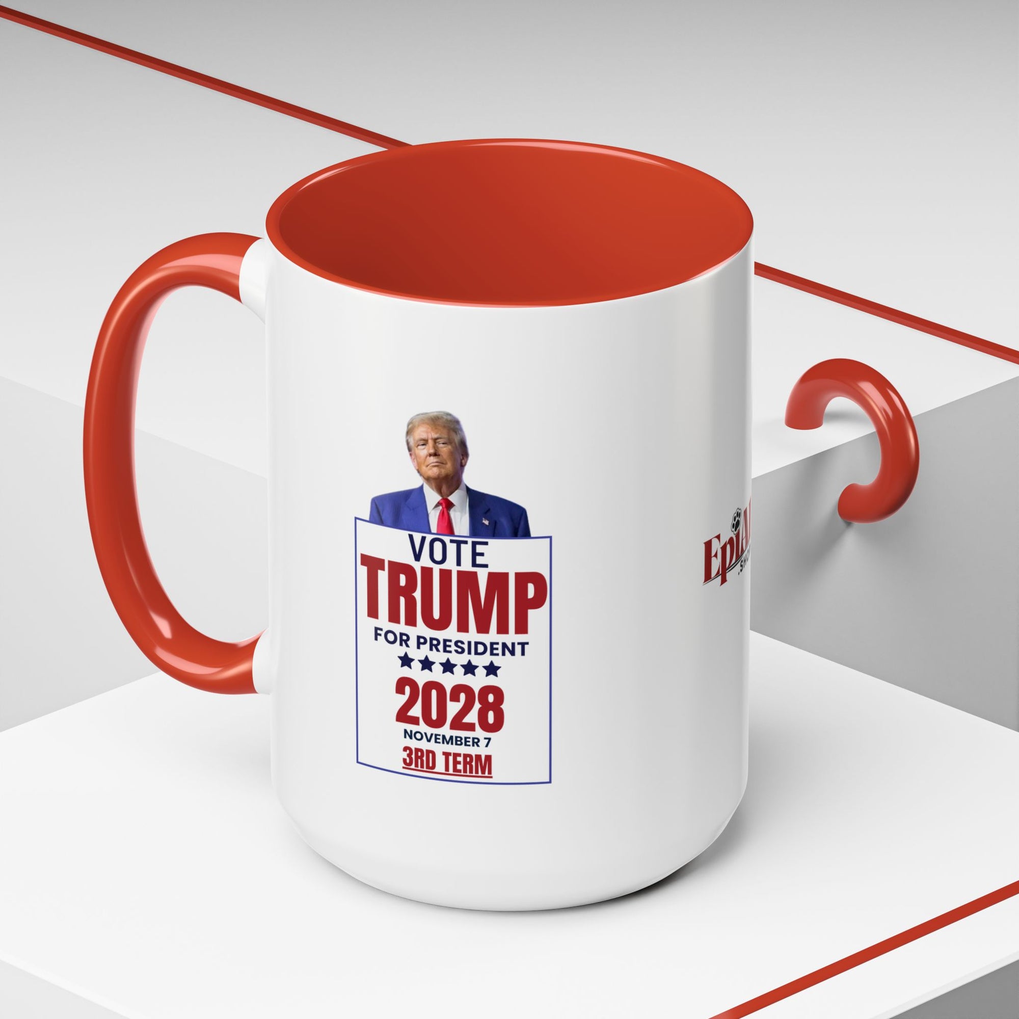 Vote Trump for President Coffee Mug – 11oz & 15oz Accent Mug for Political Enthusiasts