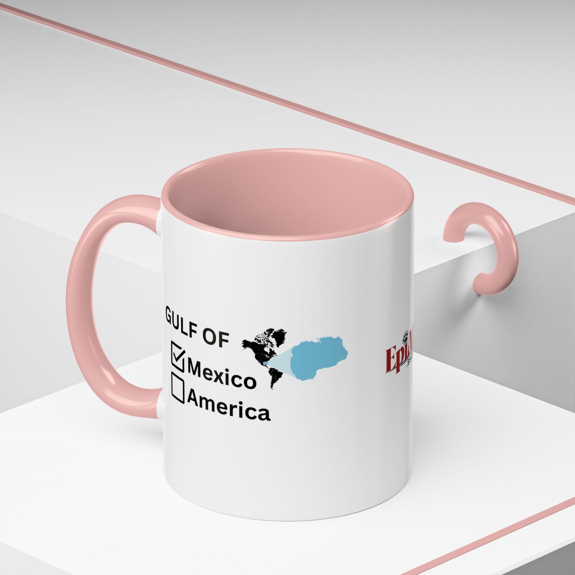 Gulf of Mexico Checkbox Accent Coffee Mug