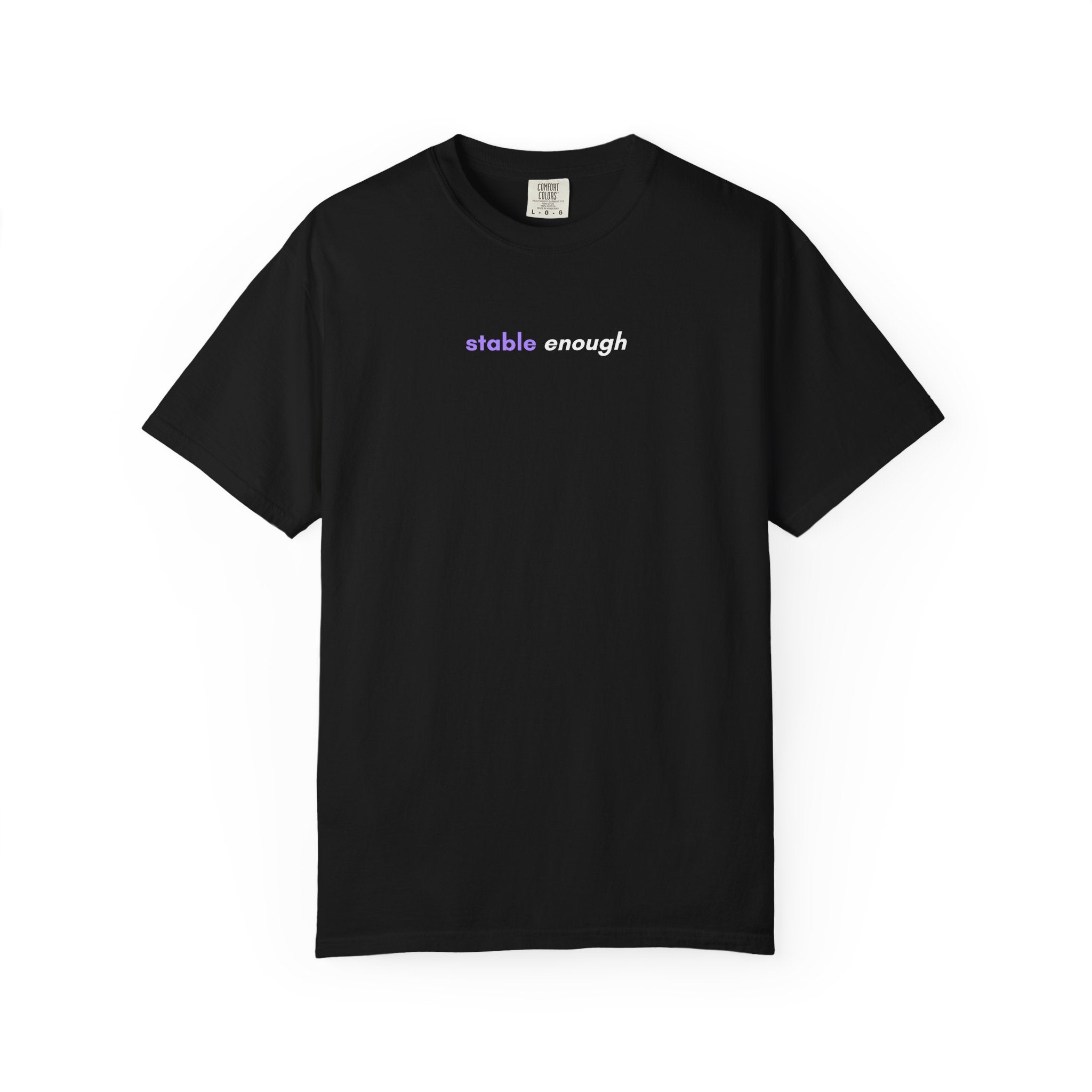 Stable Enough Epilepsy Awareness T-Shirt | Minimal Awareness Tee