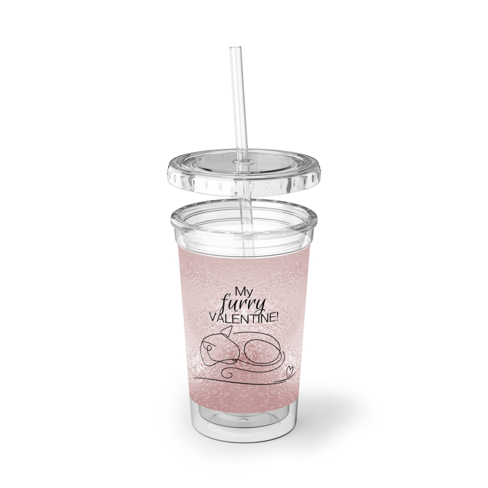 My Furry Valentine Suave Acrylic Cup - EpiAl's Shop