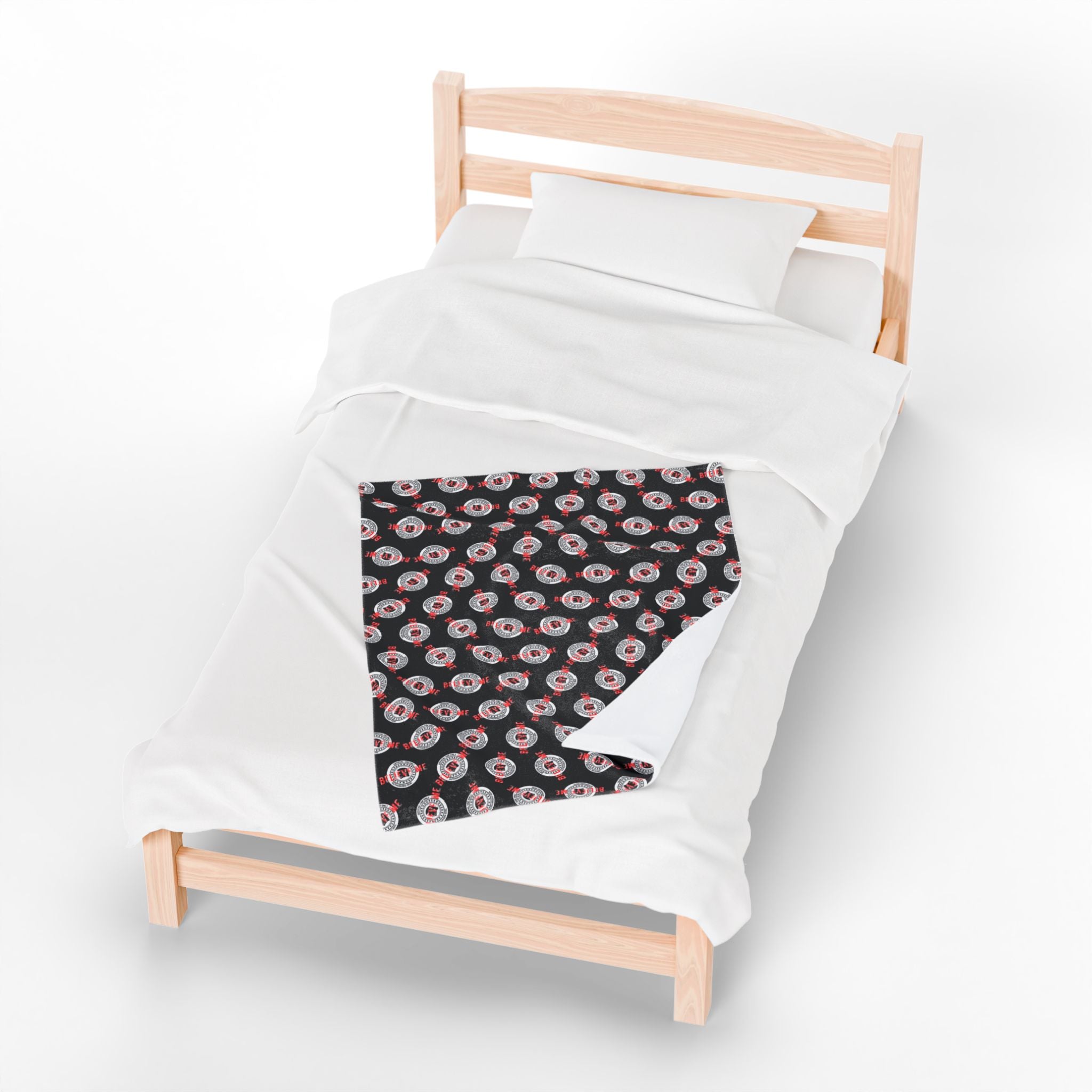 “Believe Me” Official Seal Velveteen Blanket – Political Parody Throw