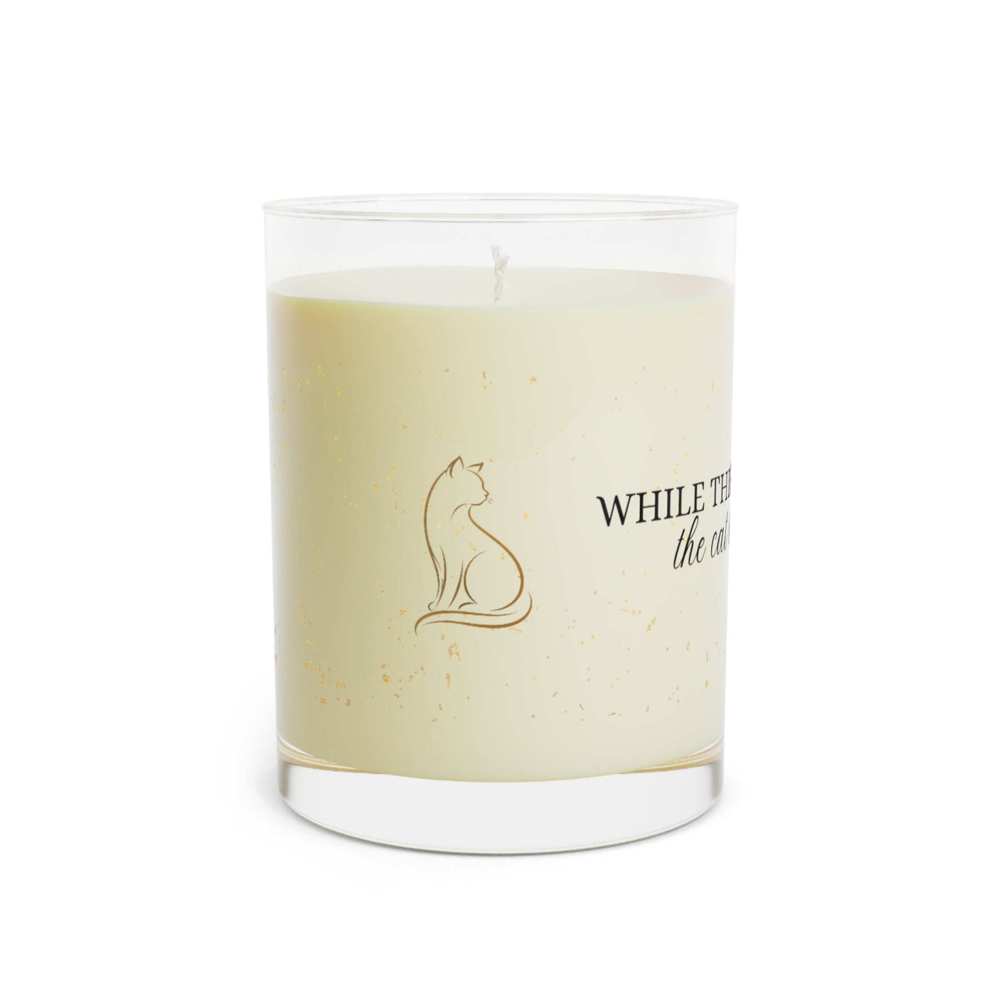 While This Is Burning… The Cat Is Watching – Cat Lover Candle