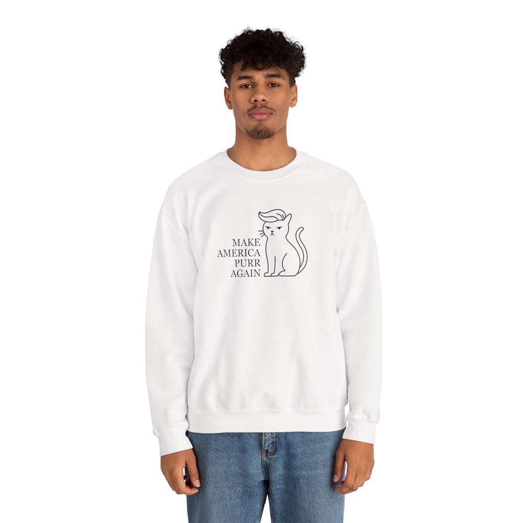 “Make America Purr Again” Parody Cat Sweatshirt
