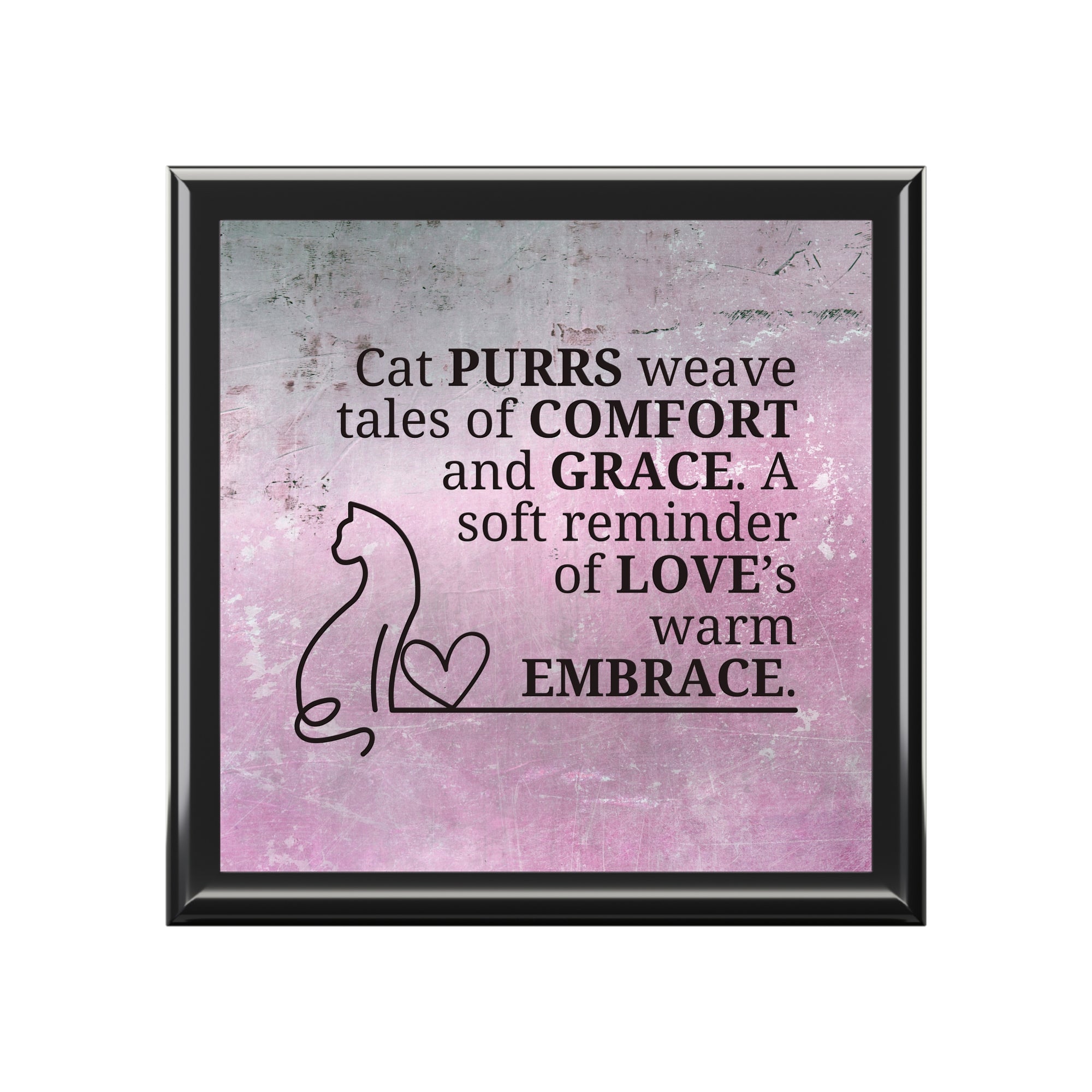 Cat Purrs Jewelry Box