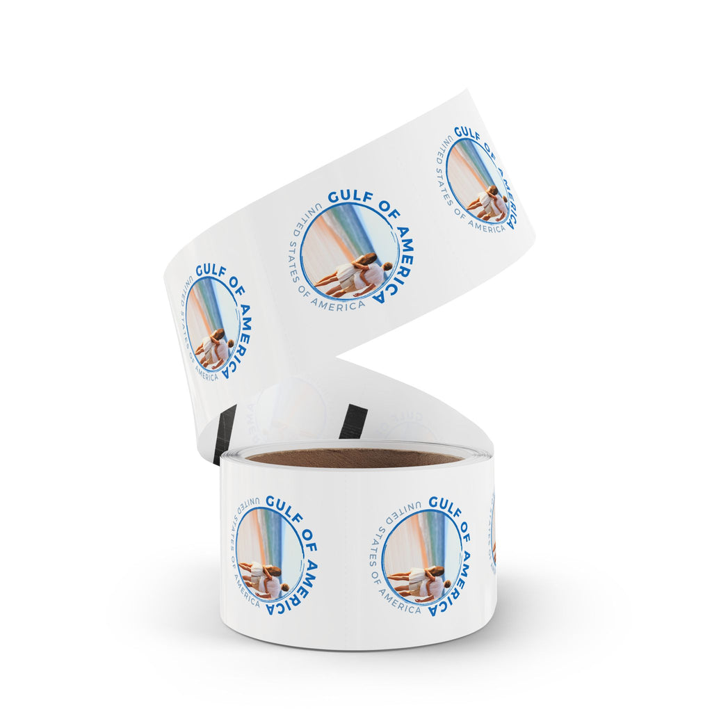 American Gulf Round Sticker Labels