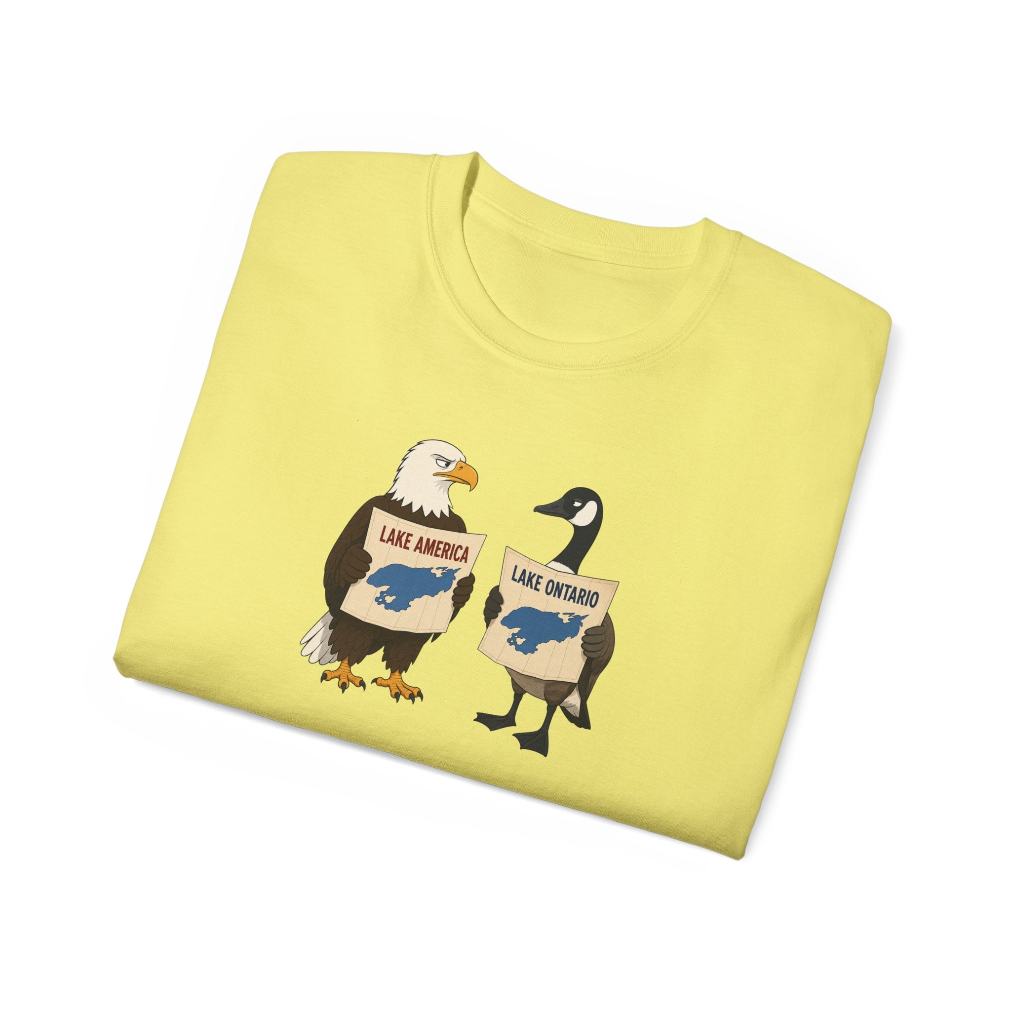 Lake America vs. Lake Ontario Eagle and Goose T-Shirt