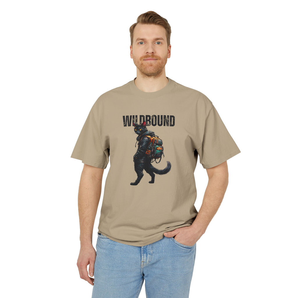 Wildbound Backpack Cat Heavyweight Faded Tee