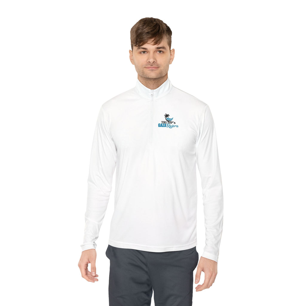 Trump's Gaza Riviera Unisex Quarter-Zip Pullover