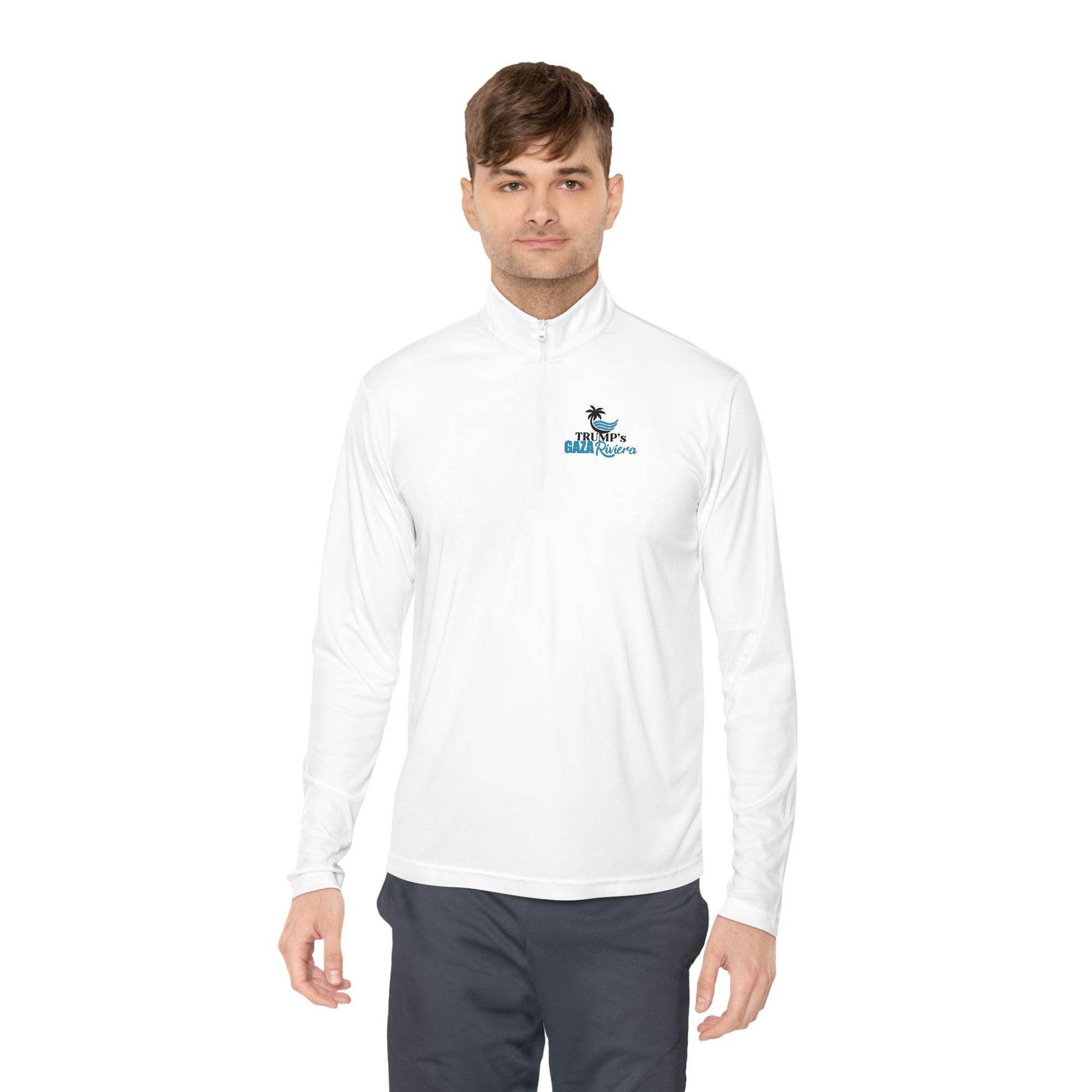 Trump's Gaza Riviera Unisex Quarter-Zip Pullover