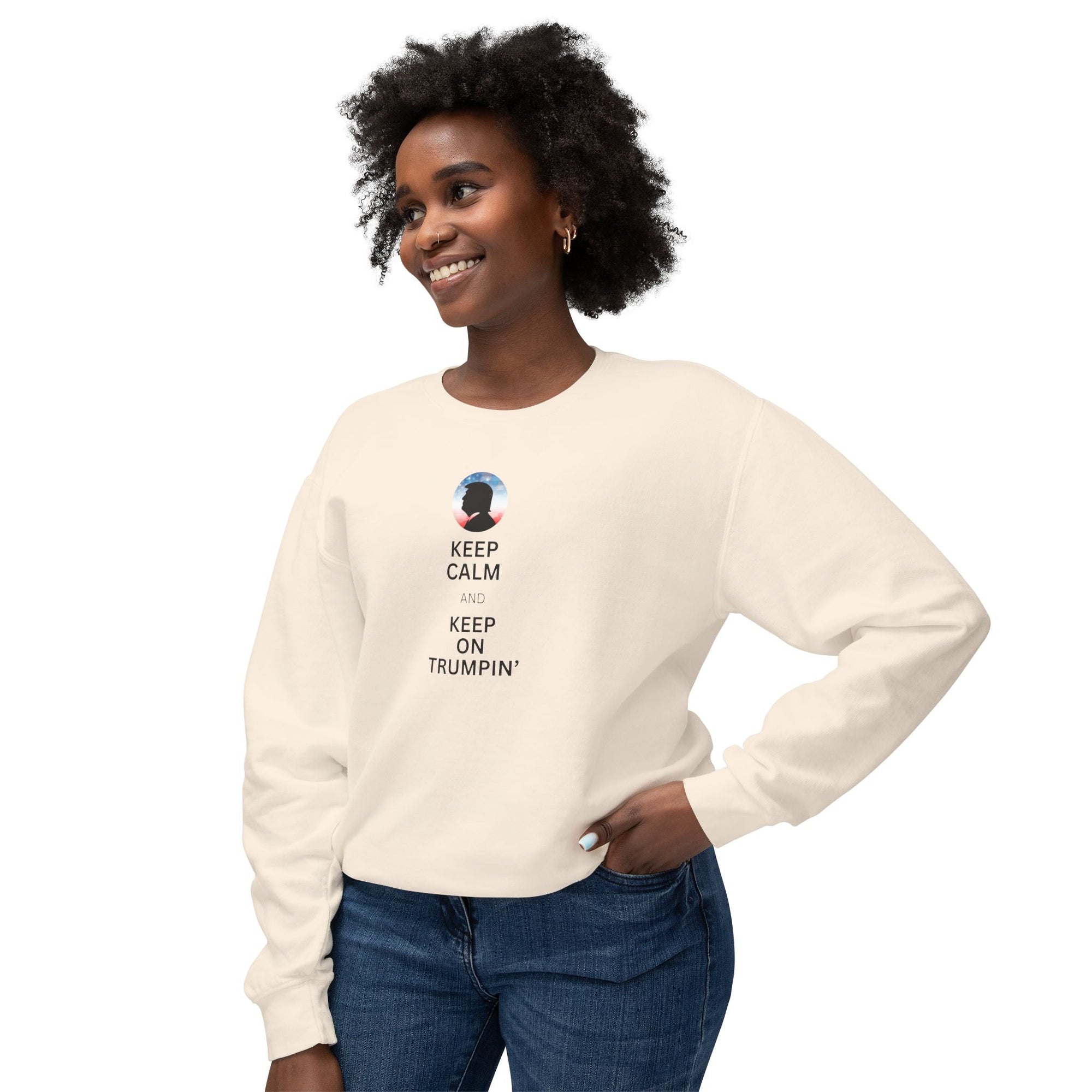 Keep Calm and Keep on Trumpin' Unisex Crewneck Sweatshirt Printify