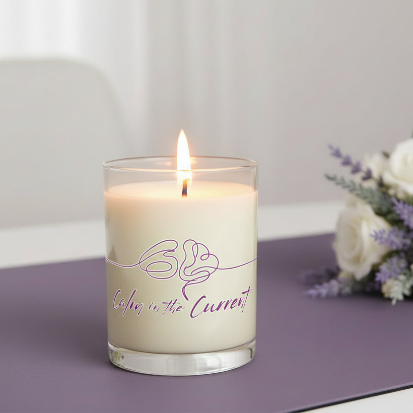 Calm in the Current – Epilepsy Awareness Soy Candle (11oz)