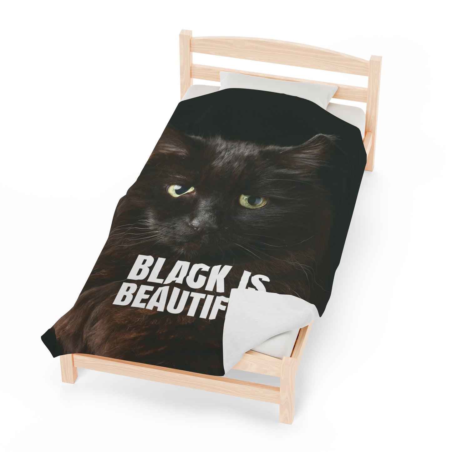 Black is Beautiful Velveteen Plush Blanket