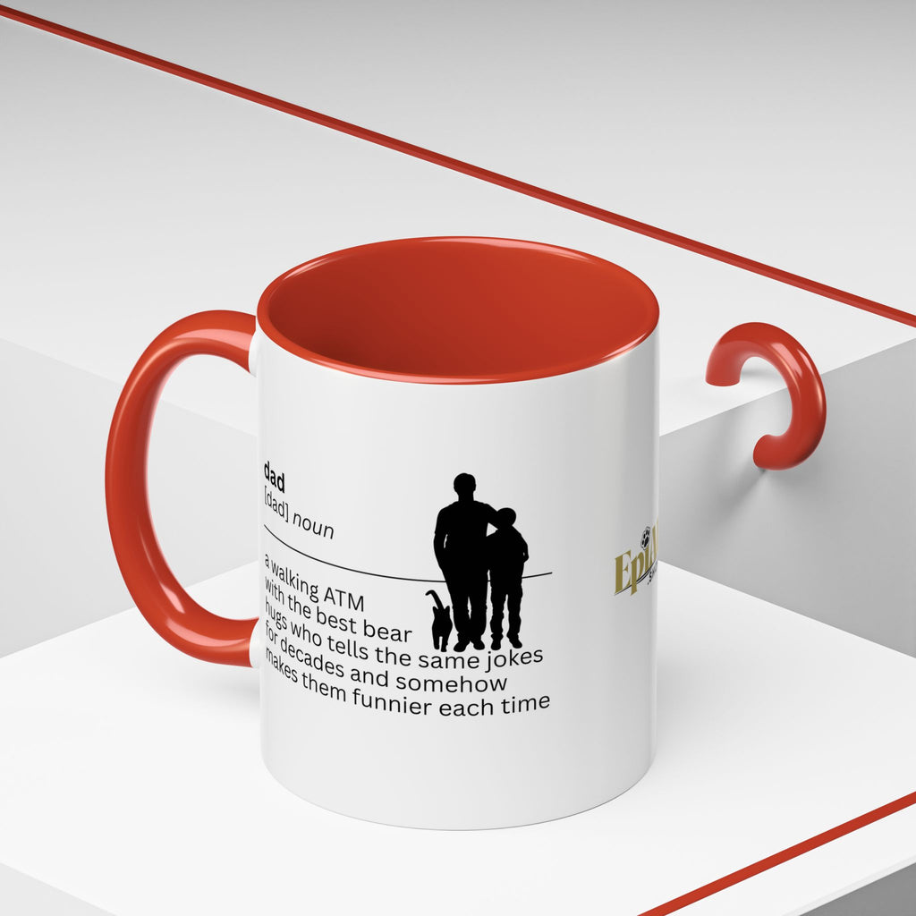 Dad ATM Accent Coffee Mug - Perfect Gift for Dads