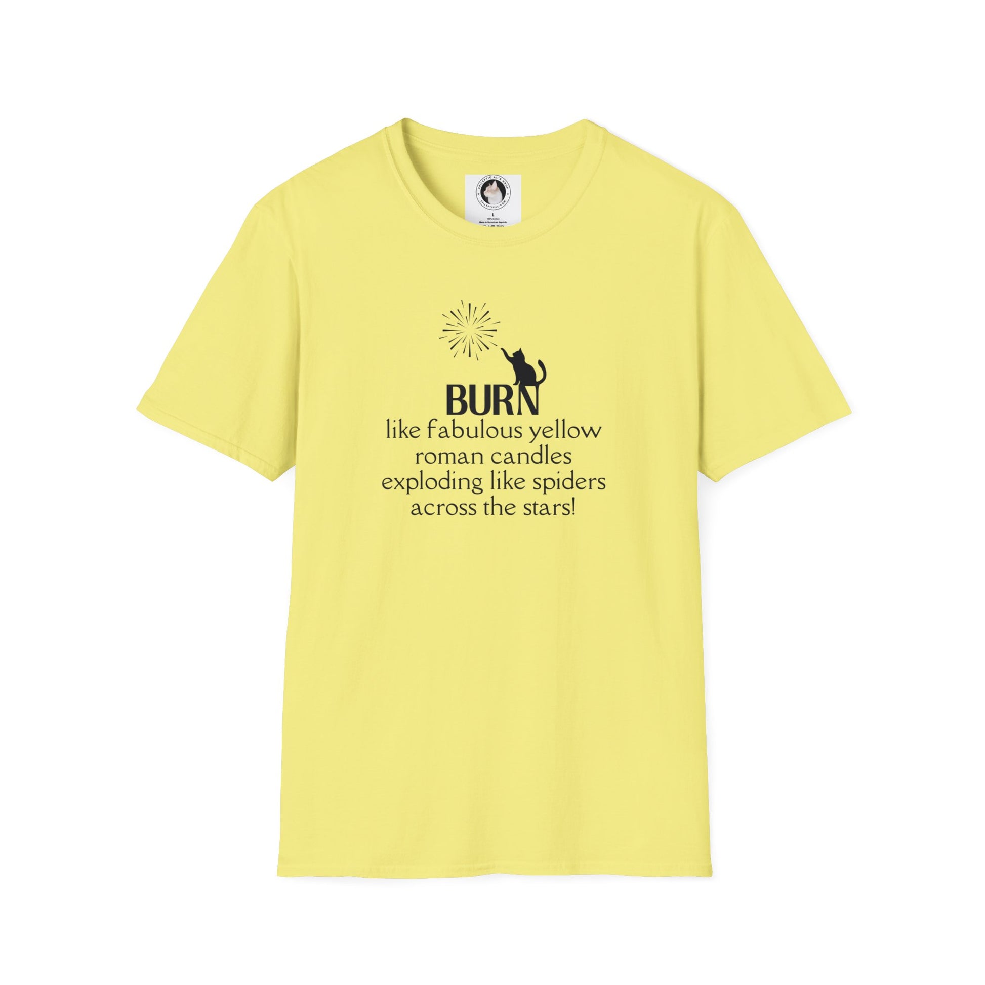 Burn Unisex Softstyle T - Shirt - T - Shirt - Epileptic Al’s Shop