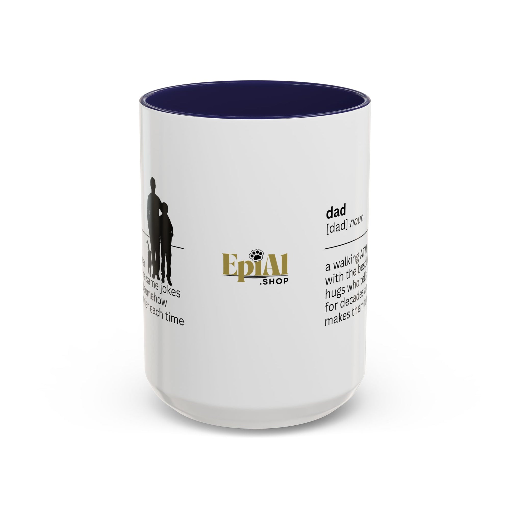 Dad ATM Accent Coffee Mug - Perfect Gift for Dads