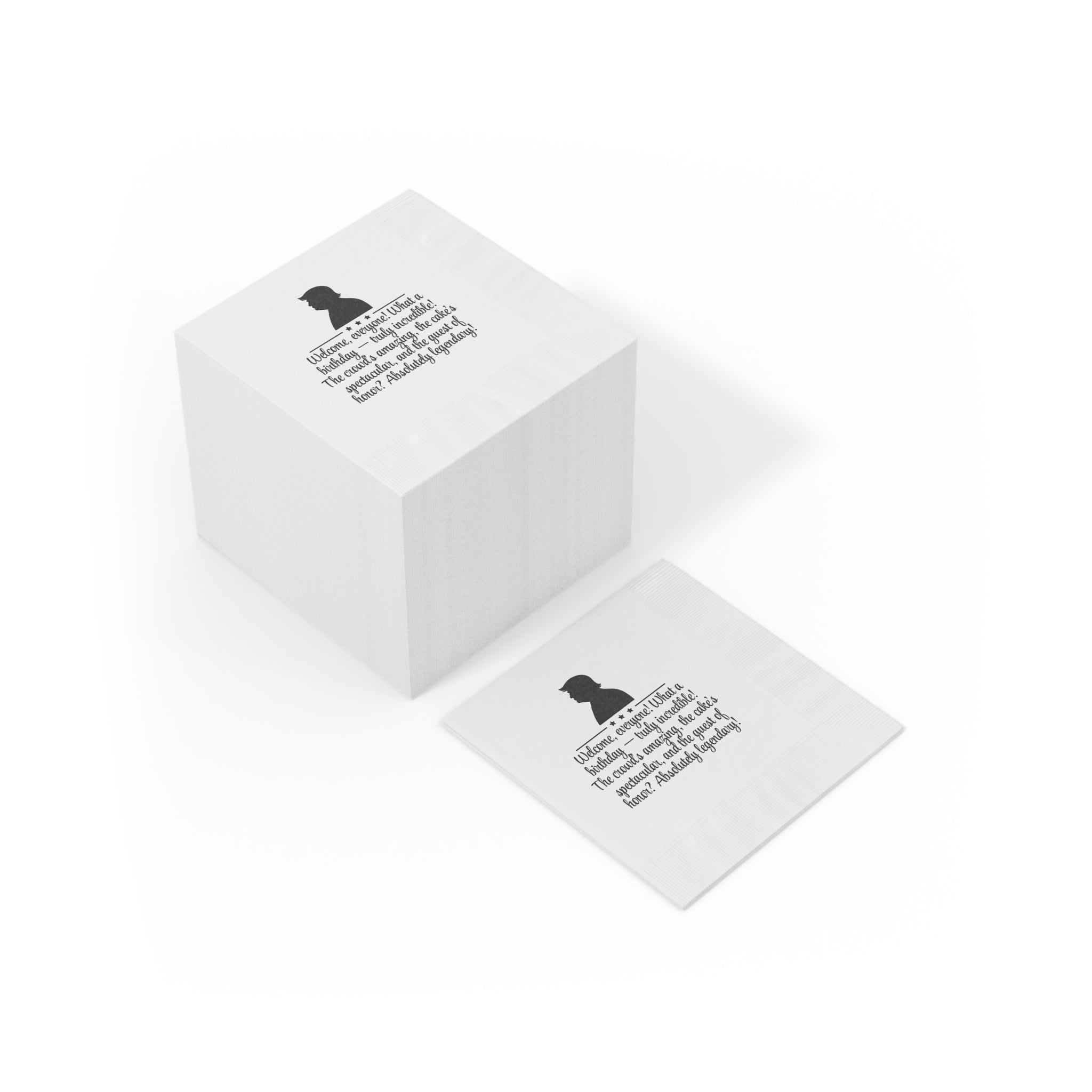 Legendary Birthday Bash Party Napkins – Parody Décor