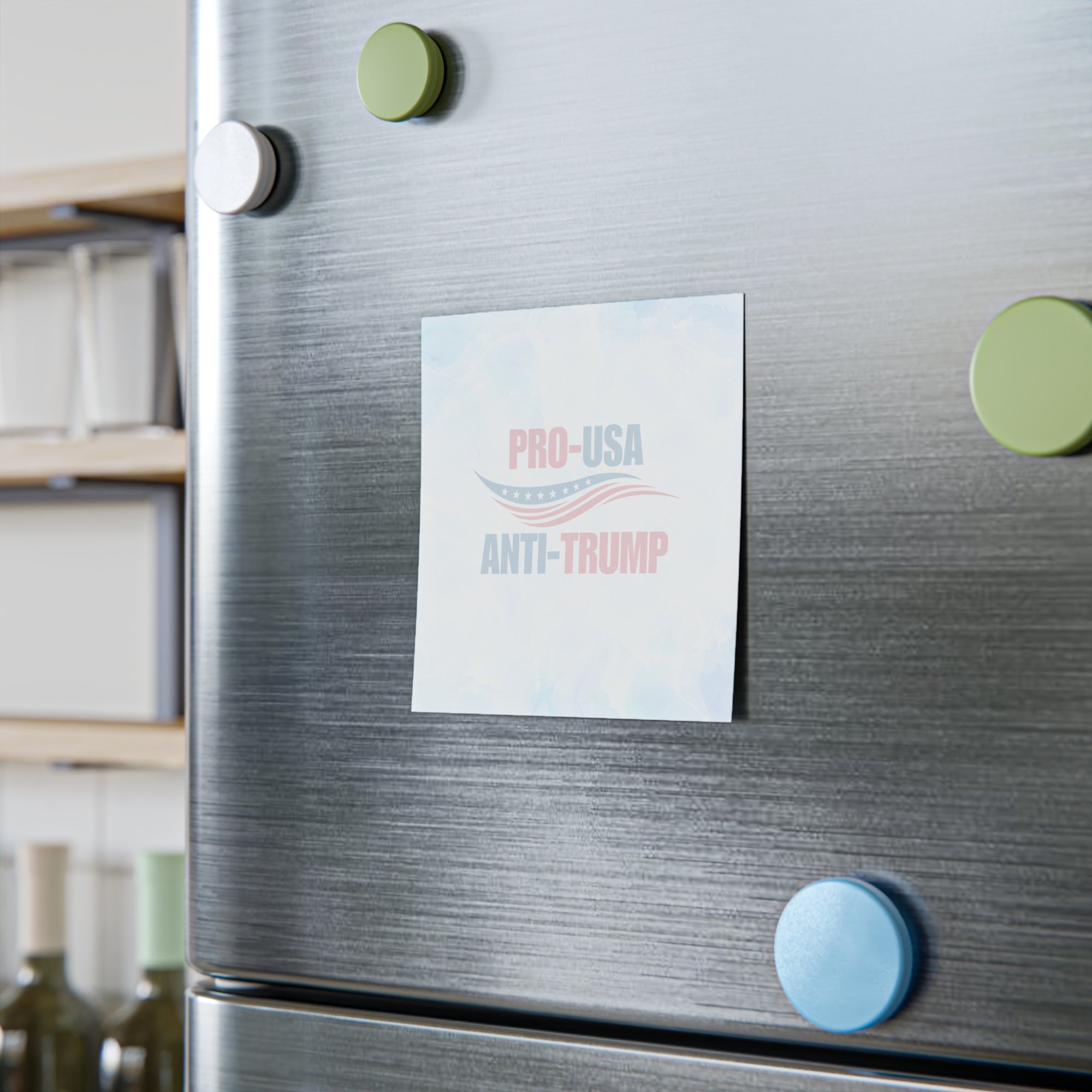 Pro-USA Anti-Trump Note Pads - Eco-Friendly Sticky Memo Pads for Activists