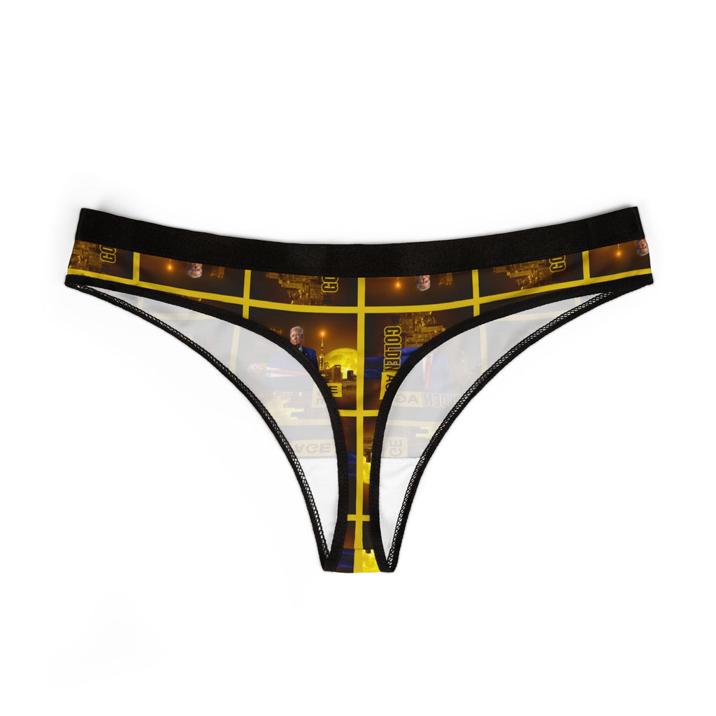 Trump Golden Age Pattern Women's Thongs