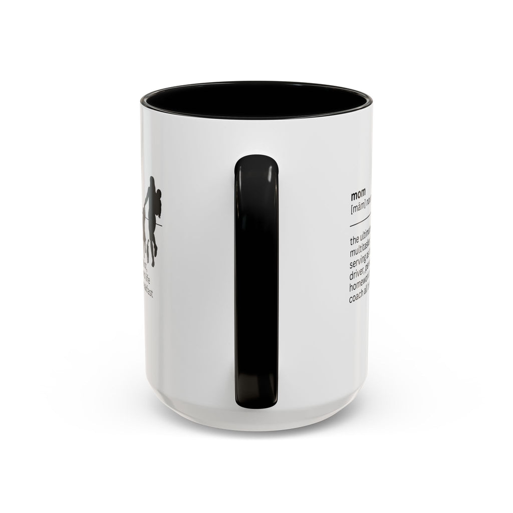 Mom Multitasker Accent Coffee Mug - Perfect Gift for Moms