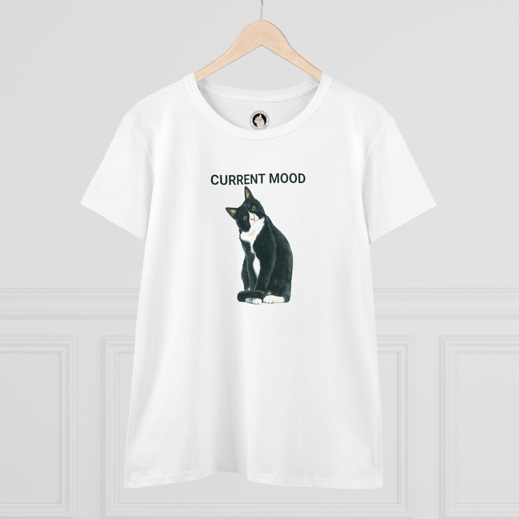 Current Mood: Wha? Women's Midweight Cotton Tee