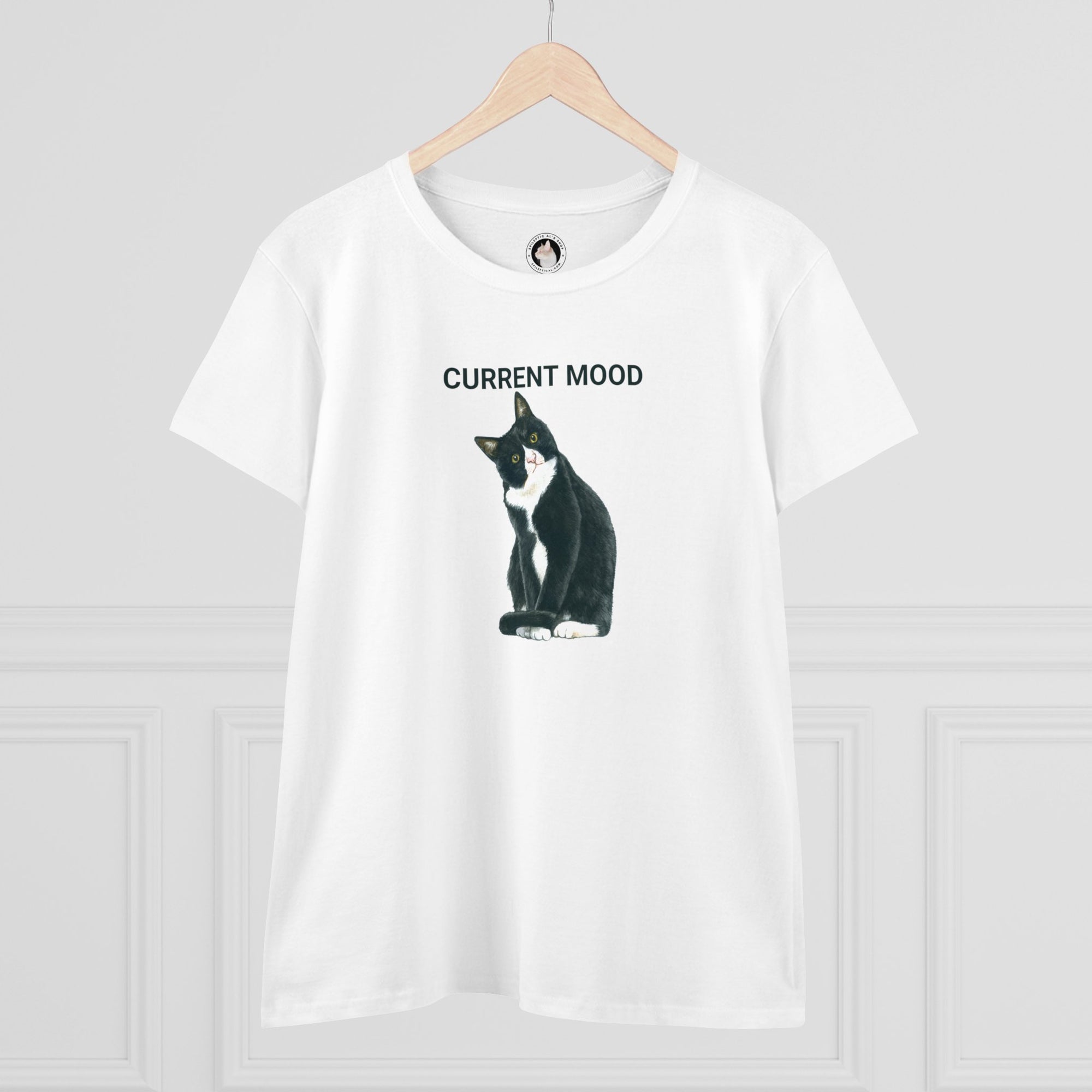 Current Mood: Wha? Women's Midweight Cotton Tee