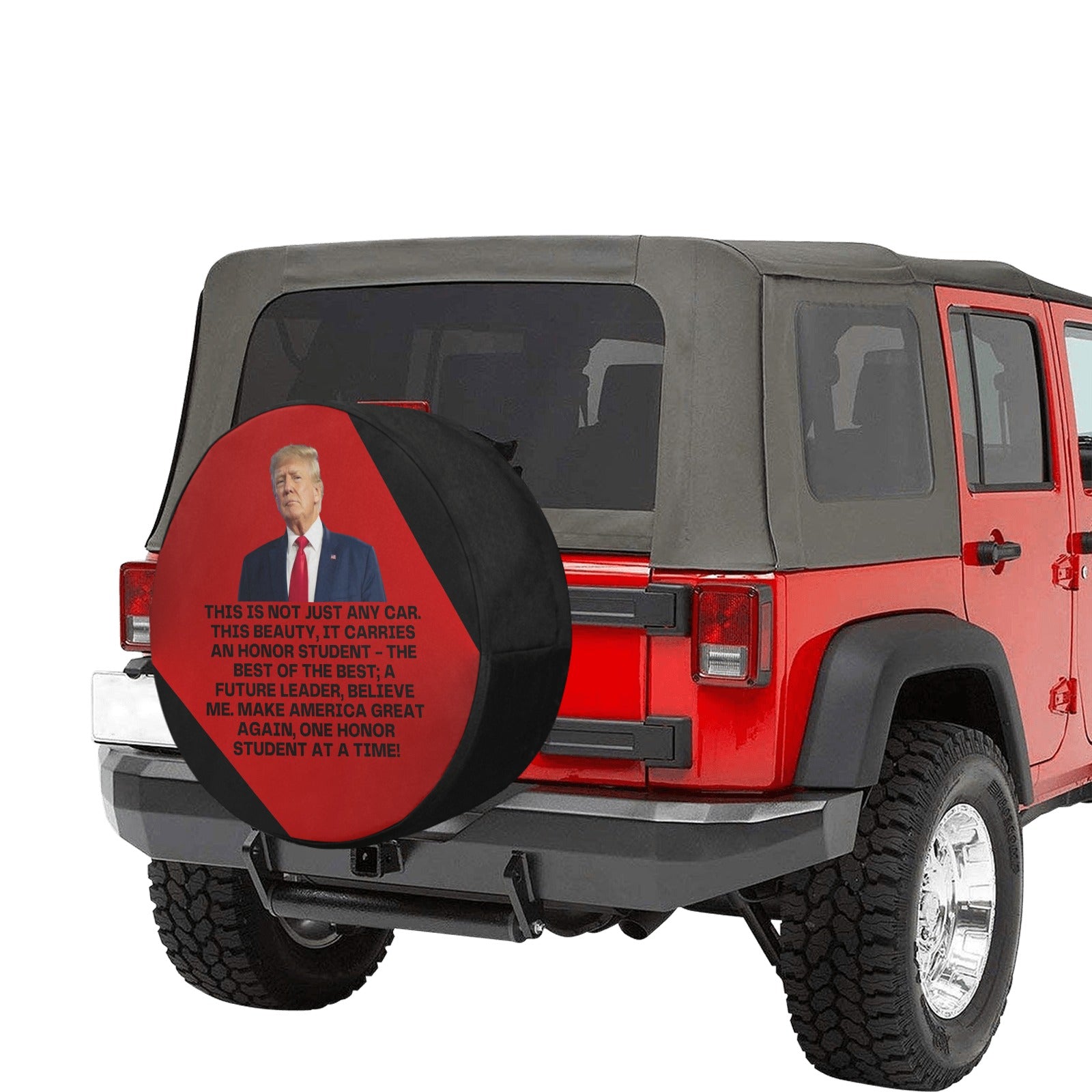 Trump Honor Student Spare Tire Cover (Large)(17")