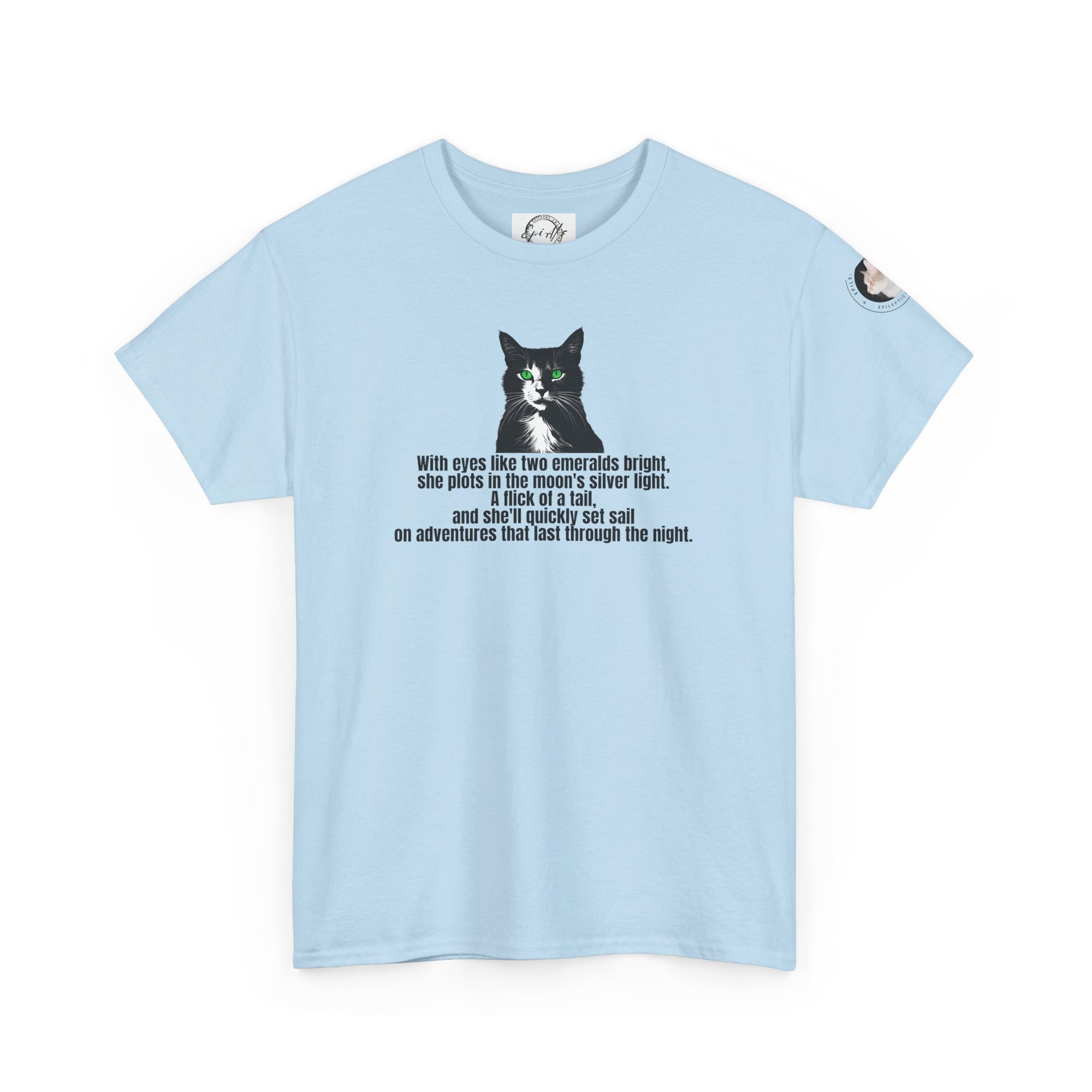 Emerald Eyed Mischief Unisex Heavy Cotton Tee