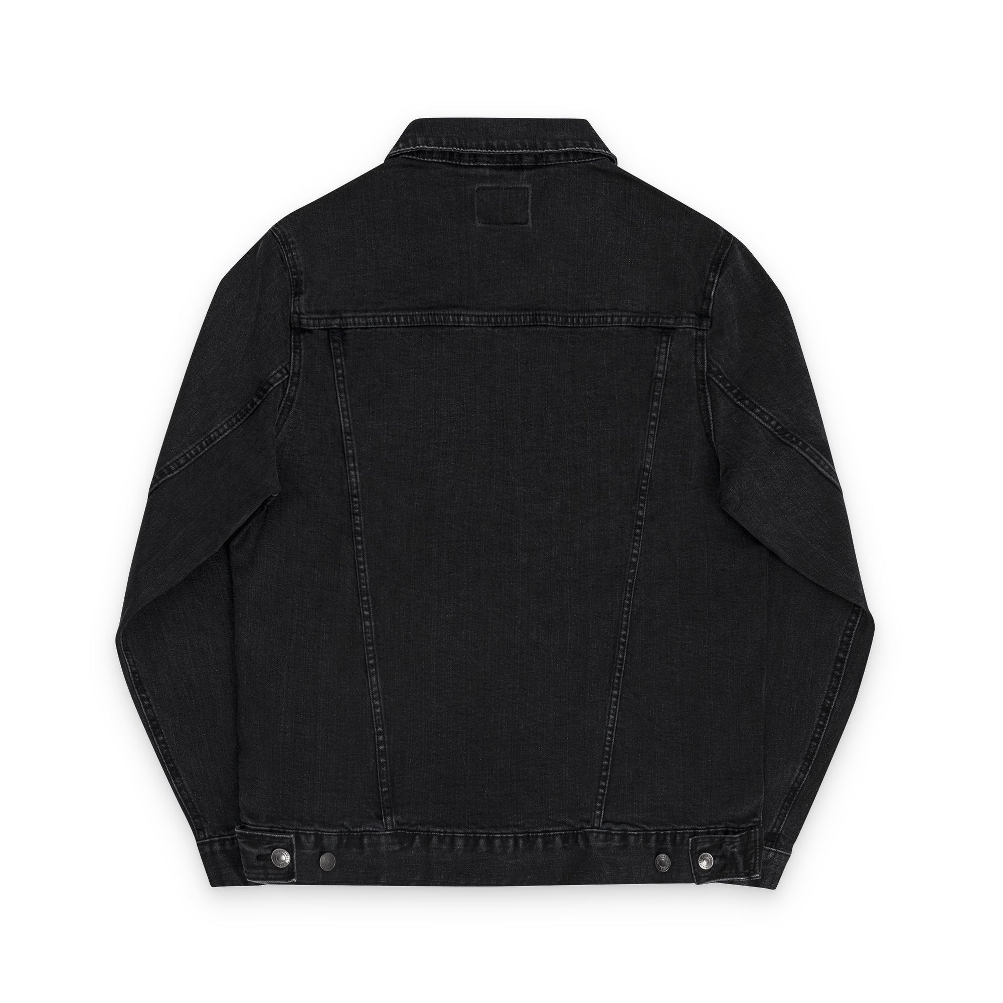 Seize the Day Denim Jacket with Embroidered Purple Ribbon