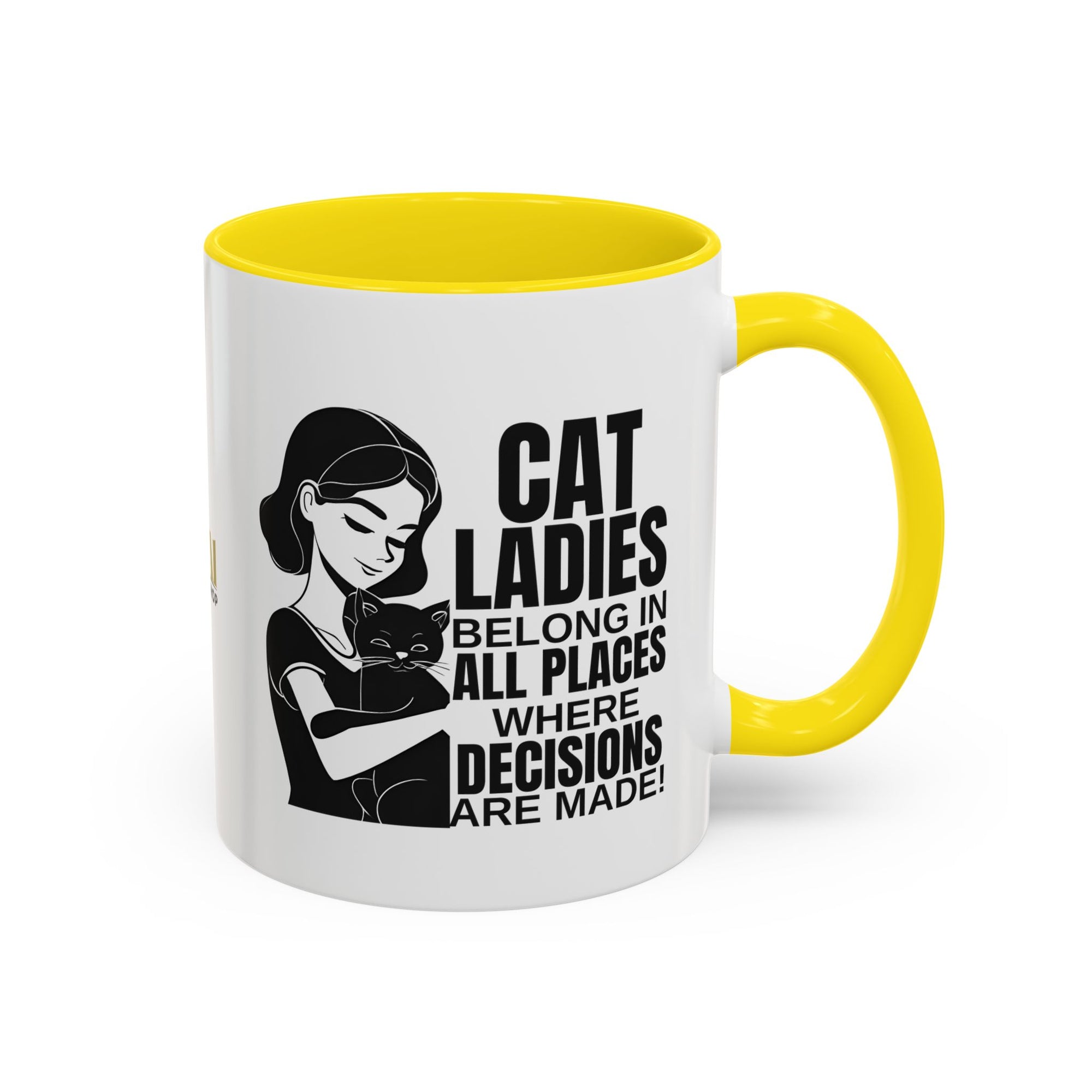 Cat Ladies Belong Accent Mug