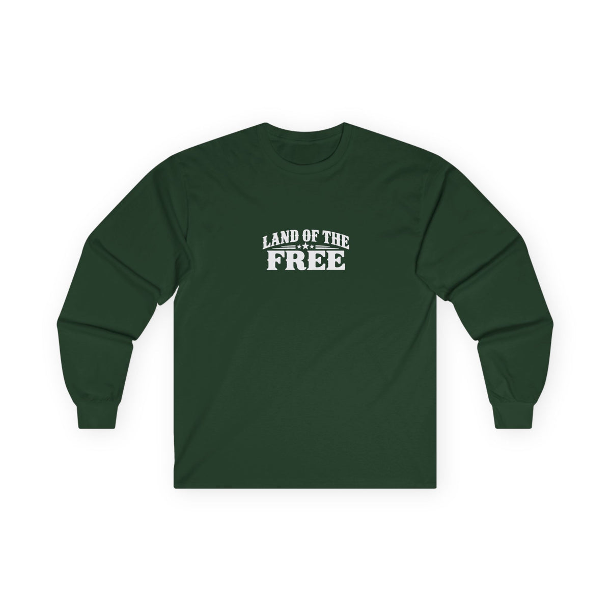 Land of the Free Long Sleeve T-Shirt | Vintage Patriotic American Freedom Tee