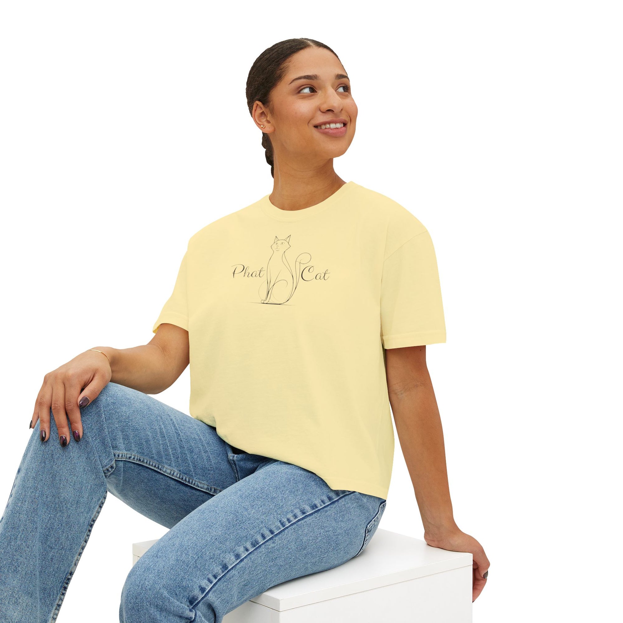 Phat Cat Women's Boxy Tee