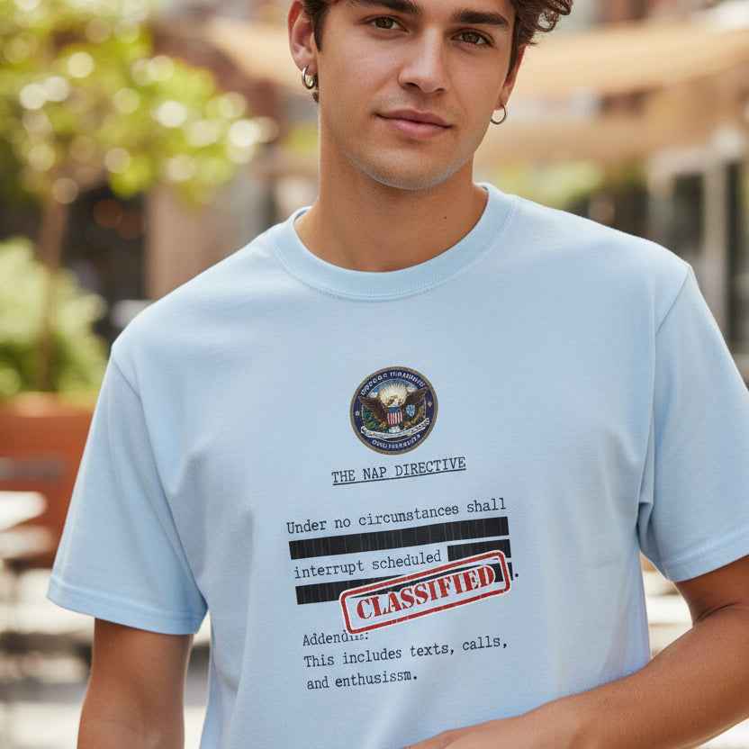 The Nap Directive Unisex T-Shirt – Official Rest Policy Graphic Tee