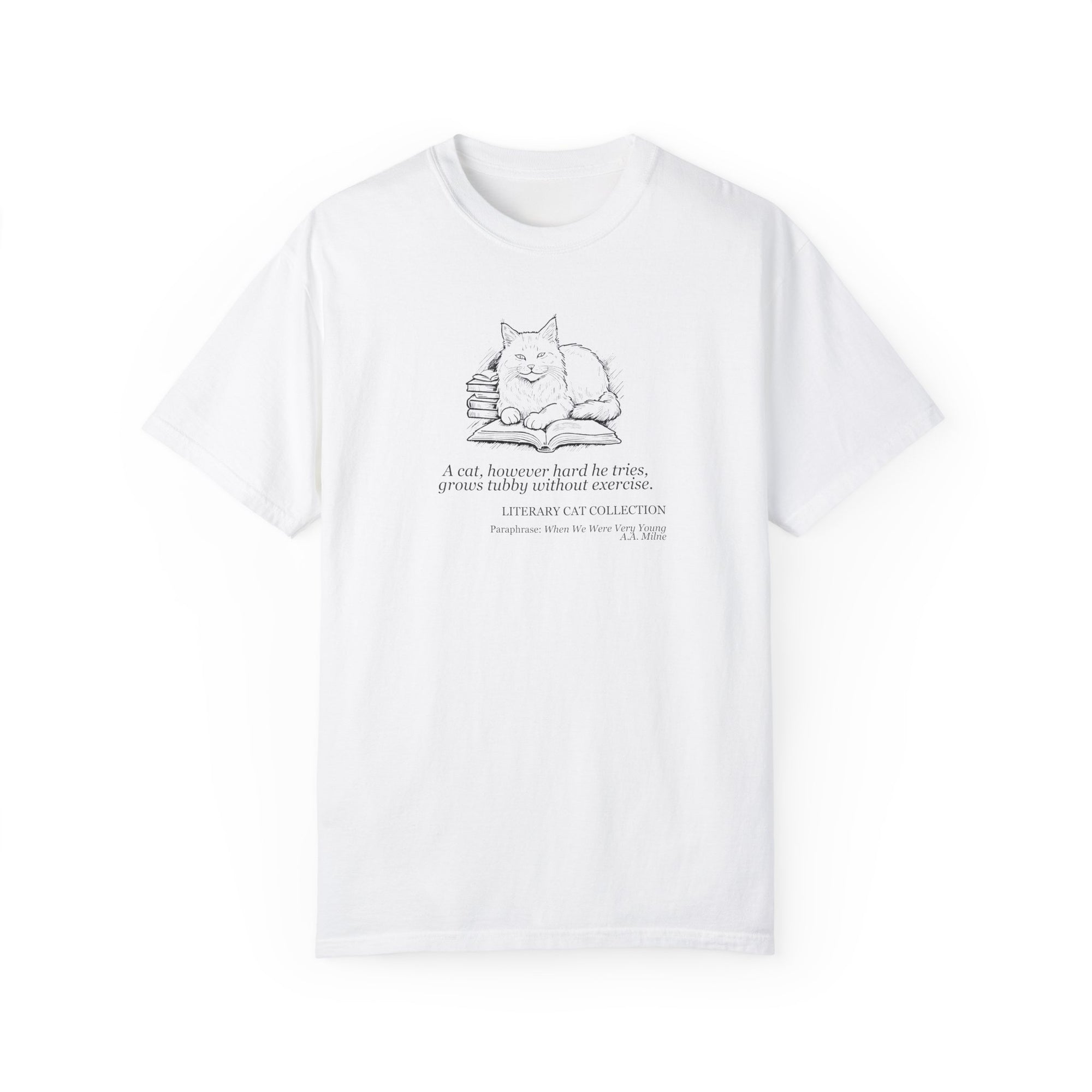 Literary Cat Unisex T-Shirt - When We Were Very Young