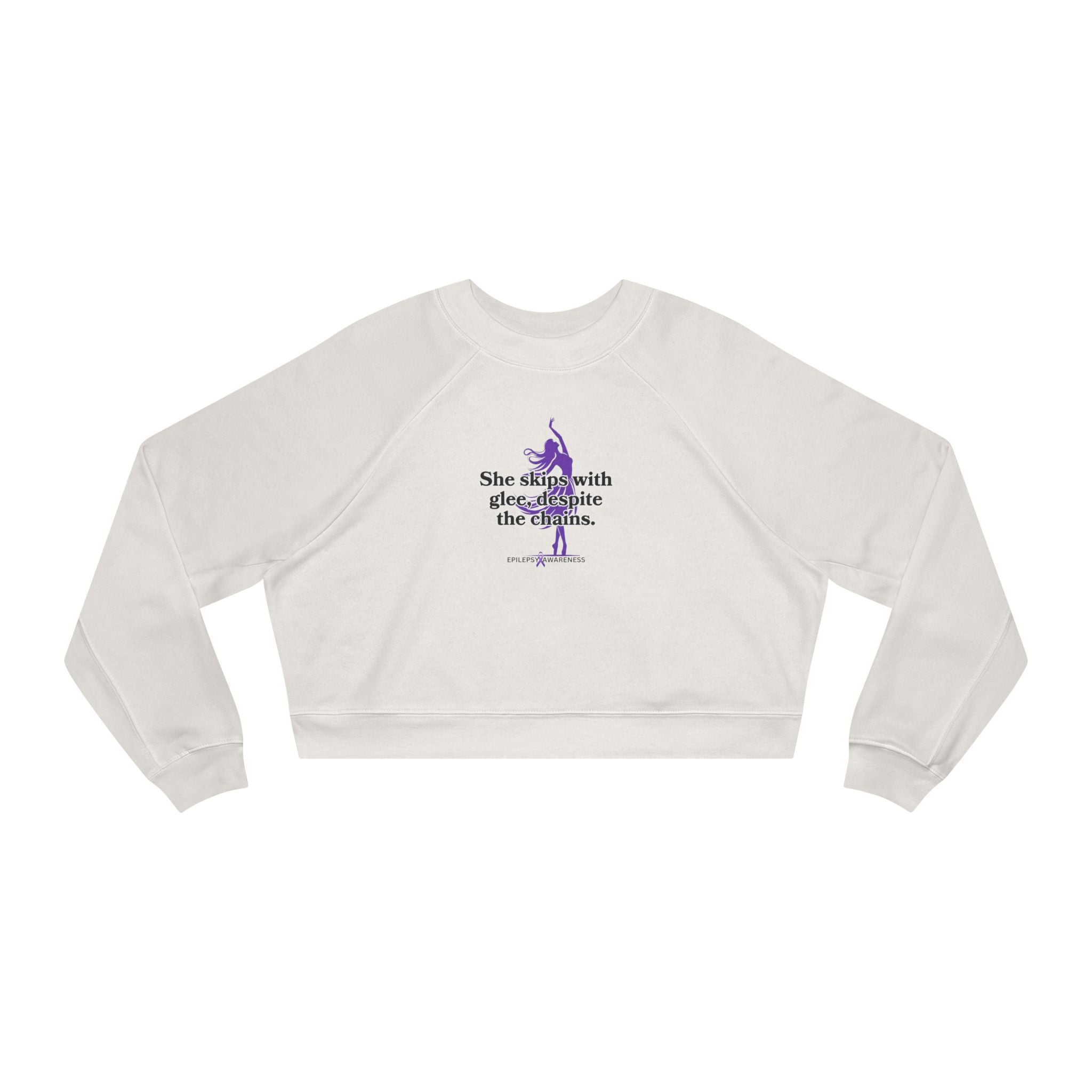 She Skips with Glee Women's Cropped Fleece Pullover - EpiAl's Shop