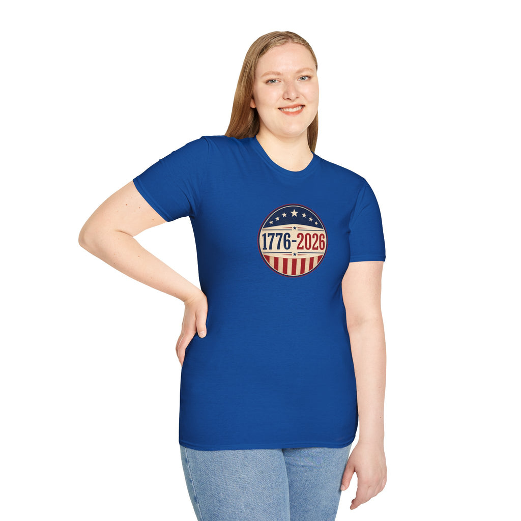 1776–2026 USA Patriotic T-Shirt | Vintage Americana Anniversary Tee