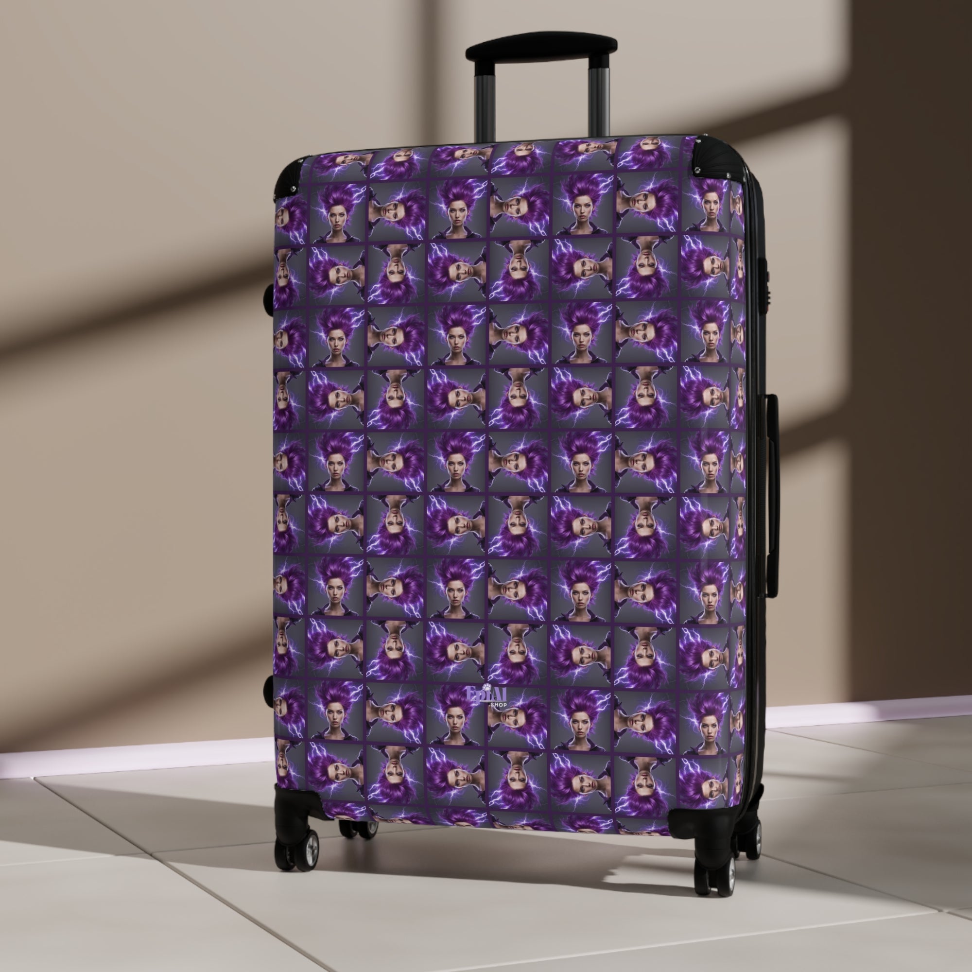 Purple Maze Epilepsy Awareness Suitcase