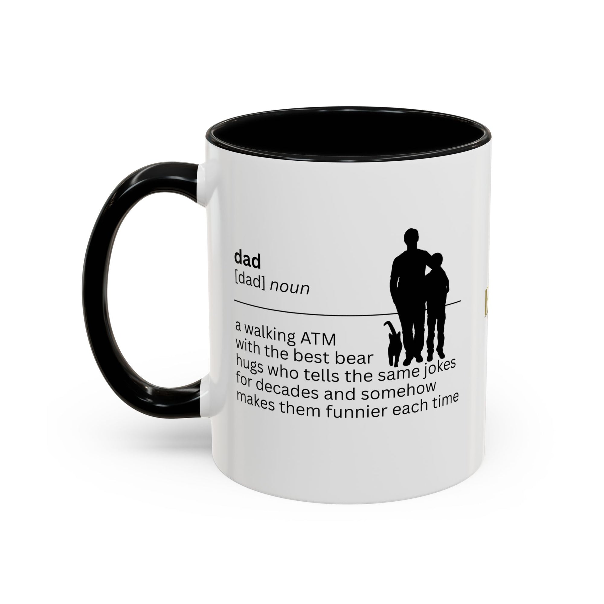 Dad ATM Accent Coffee Mug - Perfect Gift for Dads