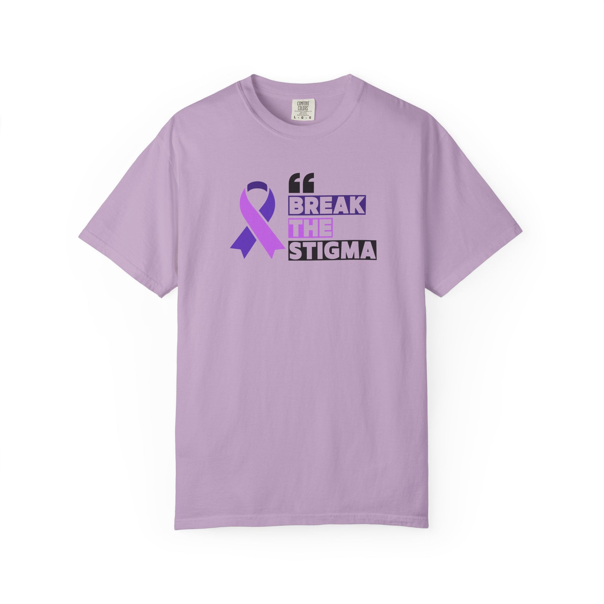 Break the Stigma Unisex Garment-Dyed T-Shirt for Epilepsy Awareness Tee