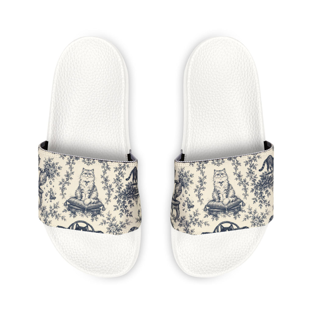 Toile Cats Slide Sandals (Removal Straps)