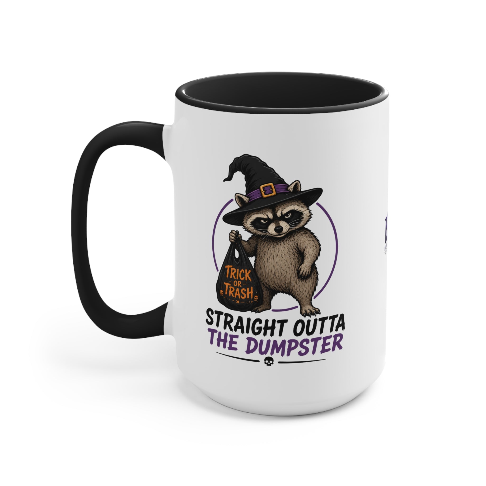 Jimothy Straight Outta the Dumpster Halloween Raccoon Accent Mug