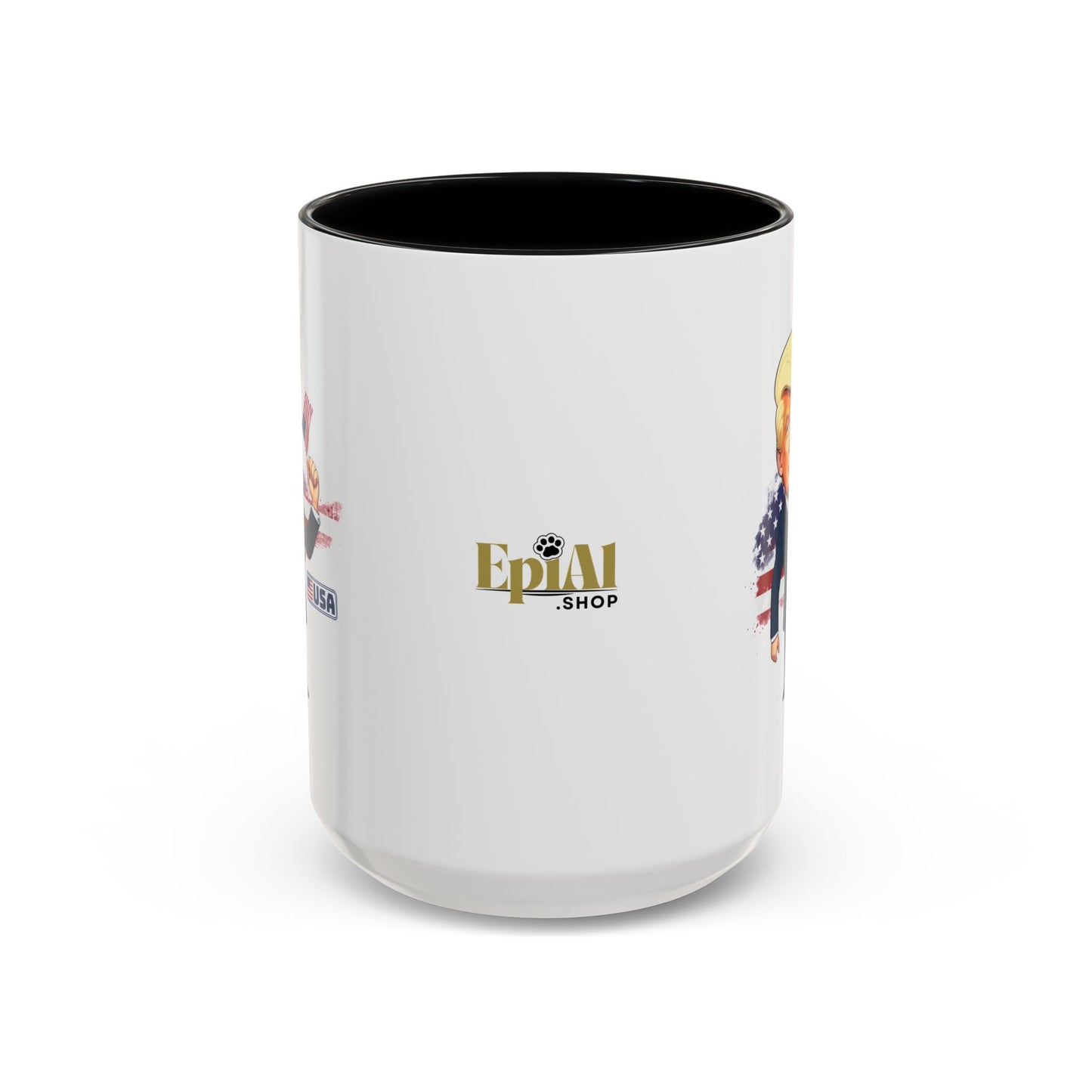 Flag Waving Trump USA Coffee Mug