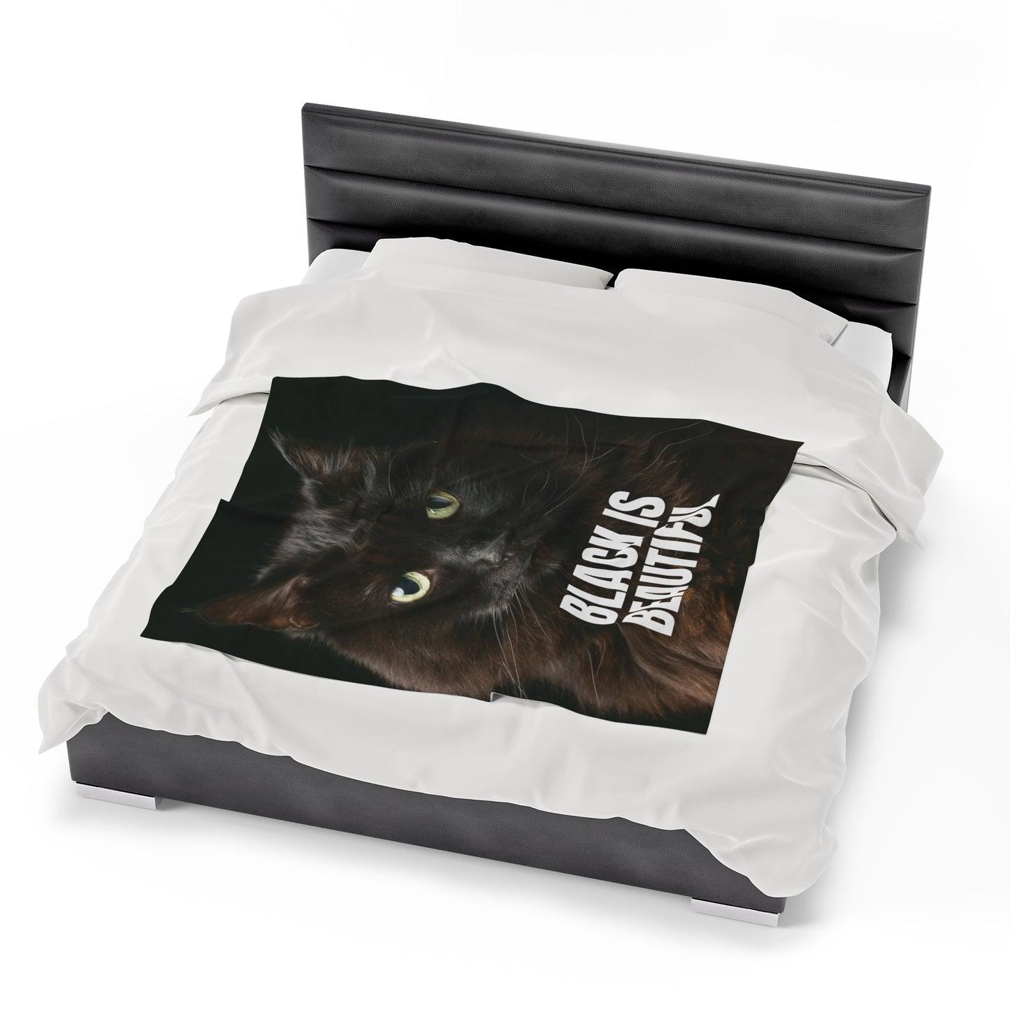 Black is Beautiful Velveteen Plush Blanket