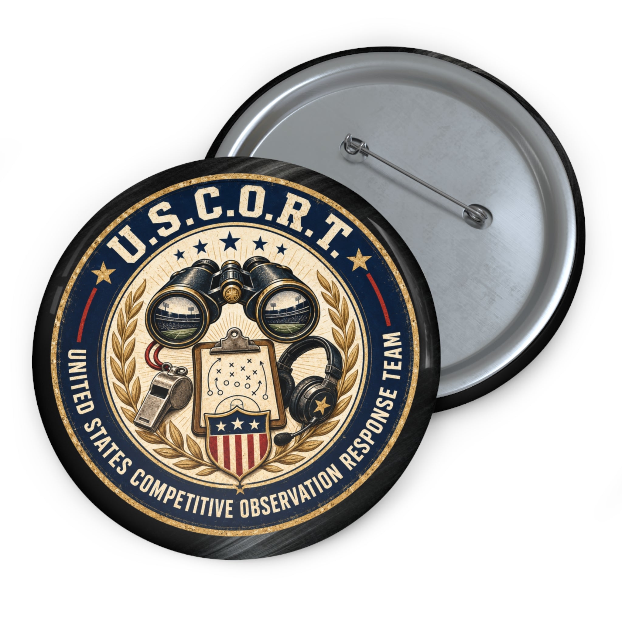 U.S.C.O.R.T. Competitive Observation Team 3-Inch Pinback Button