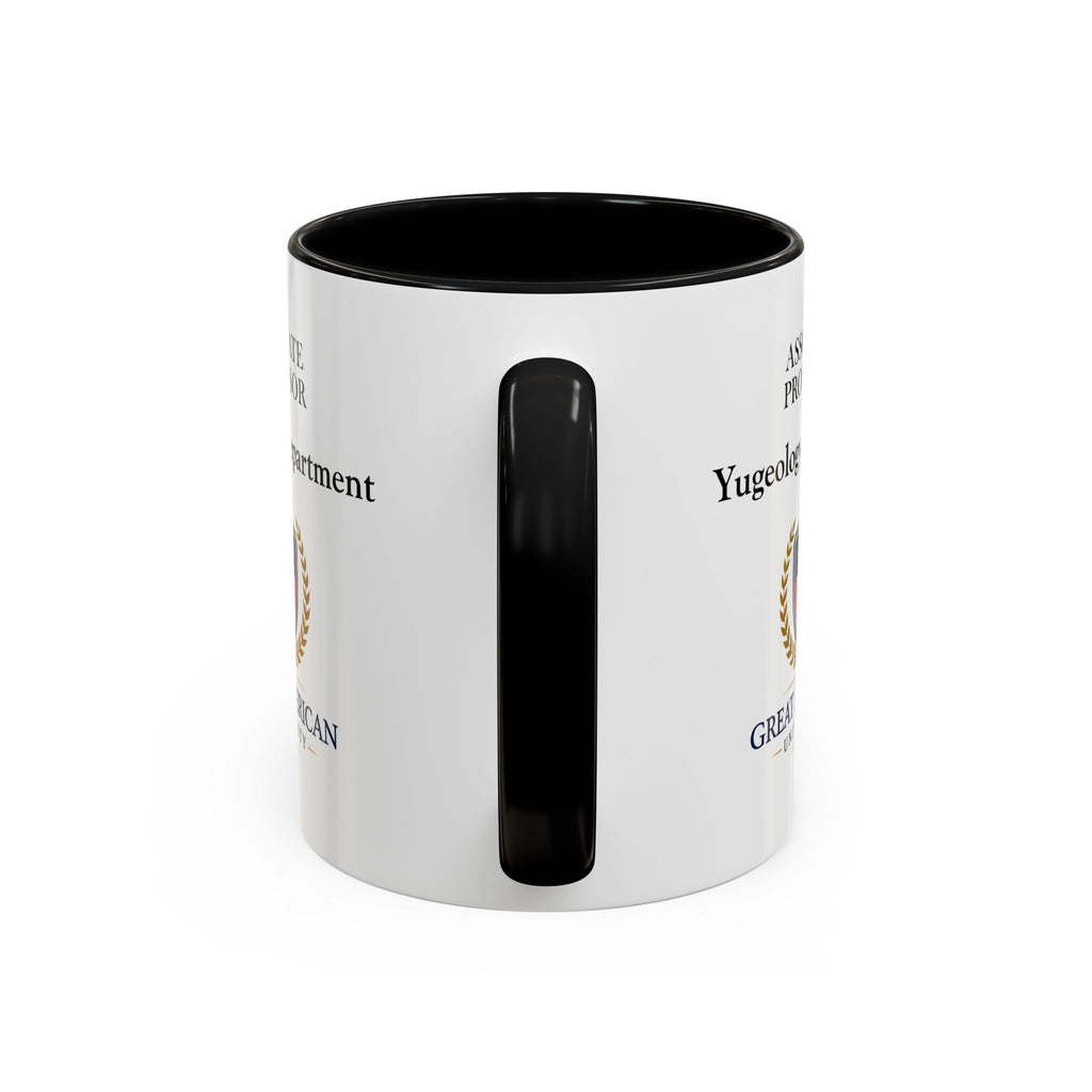 Associate Professor – Yugeology Department Coffee Mug | Political Parody