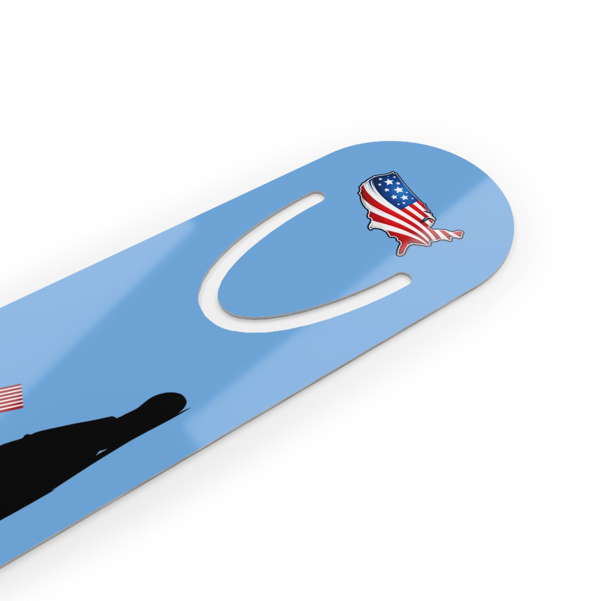 Swoop Guy USA Bookmark – Patriotic Political Satire Aluminum Page Holder