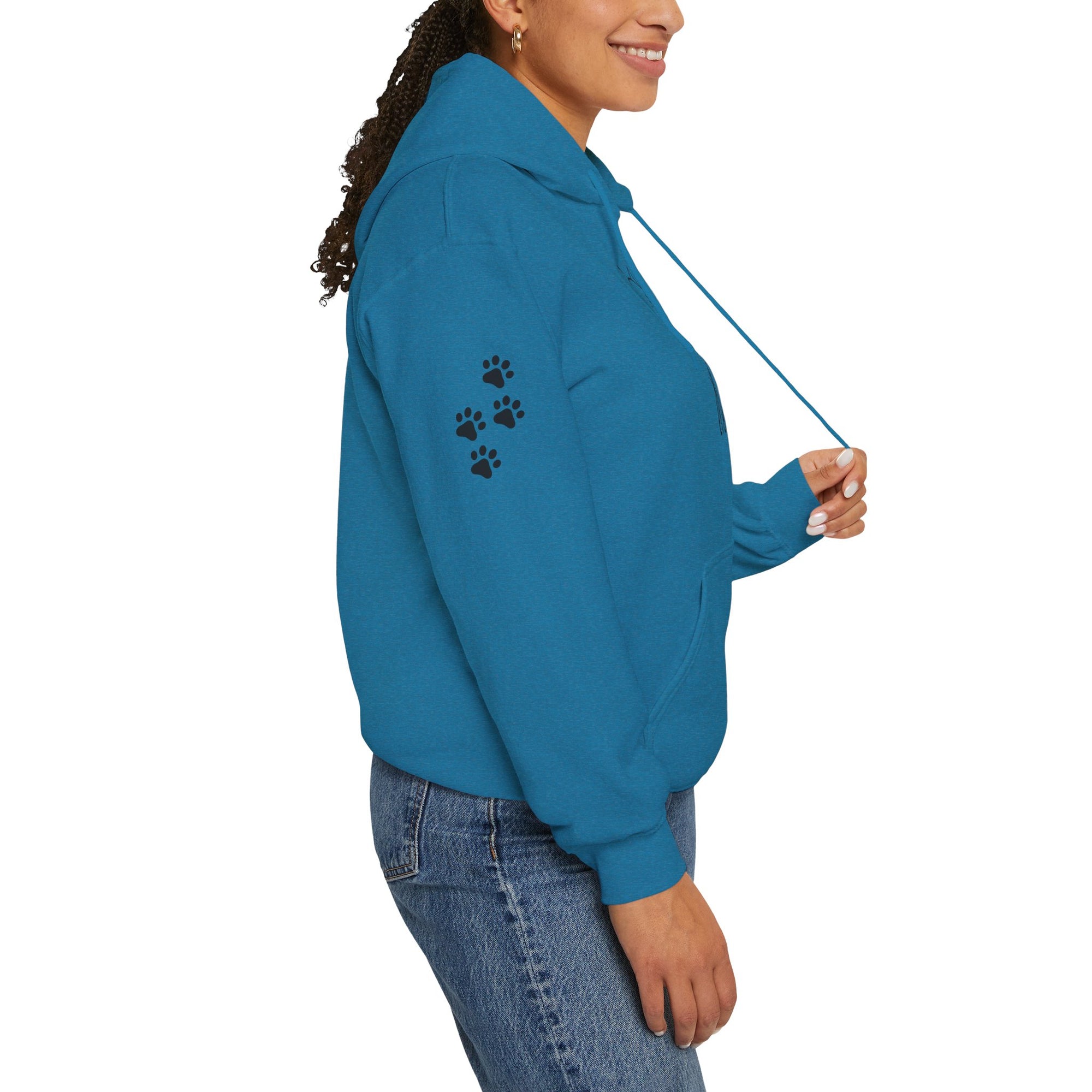 Cozy Stick Cat Lover Hoodie