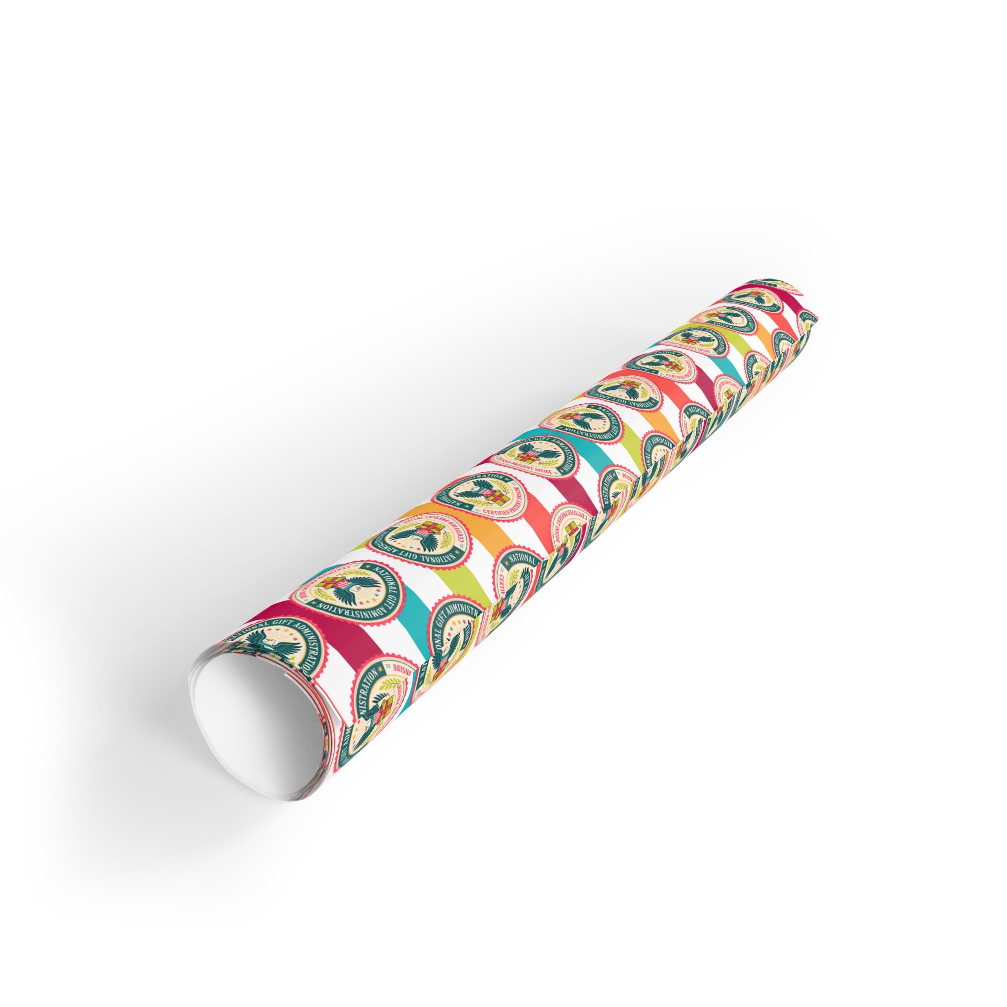 National Gift Administration Wrapping Paper | Certified Present Inside Official Gift Wrap