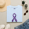 Fragmented, Not Broken Epilepsy Awareness T-Shirt | Purple Ribbon Unisex Graphic Tee