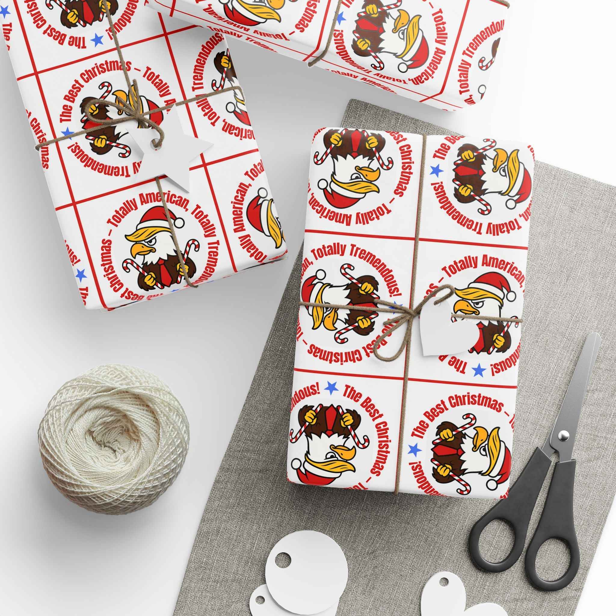 The Best Christmas Political Parody Wrapping Paper